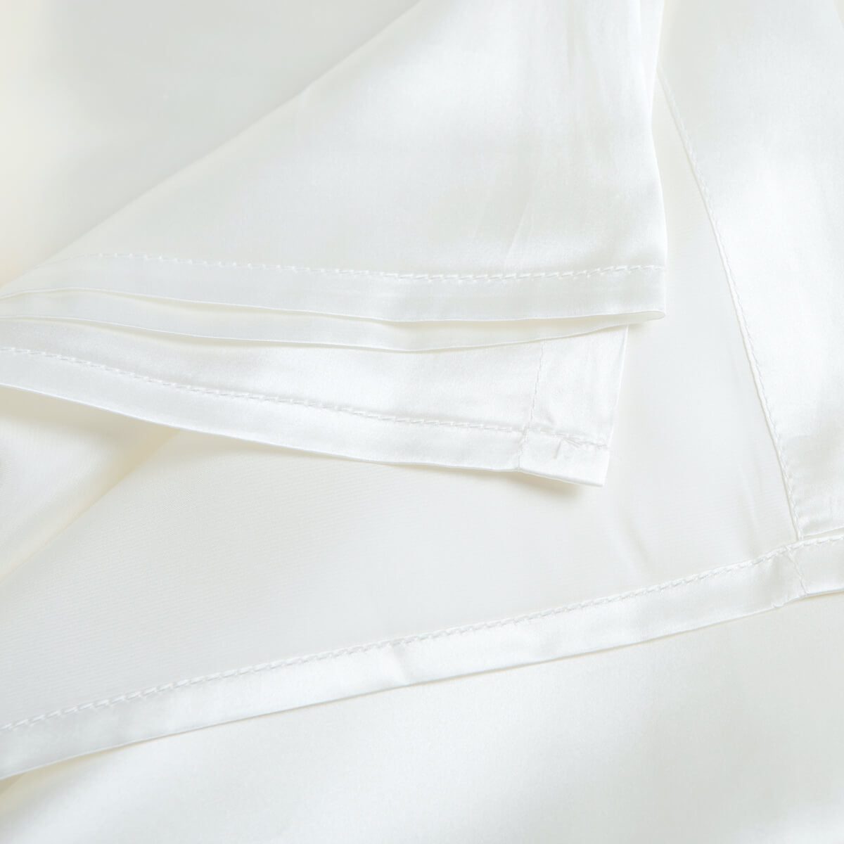 19 Momme Ivory Silk Flat Sheet