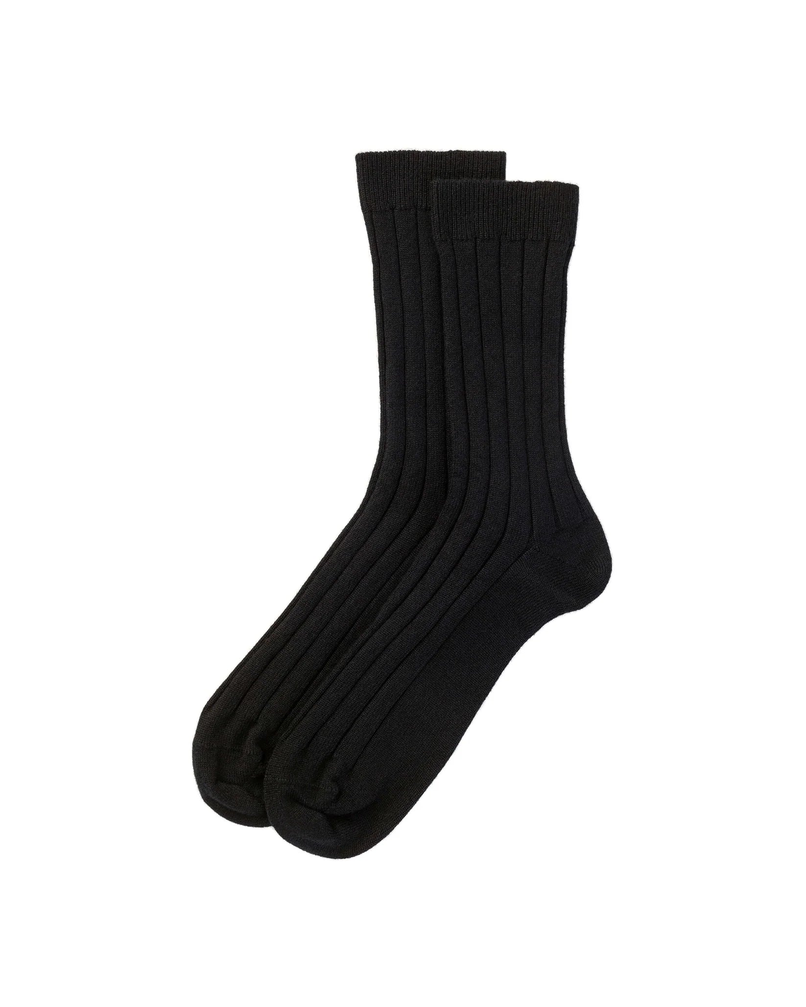 Mens Cashmere Socks Black