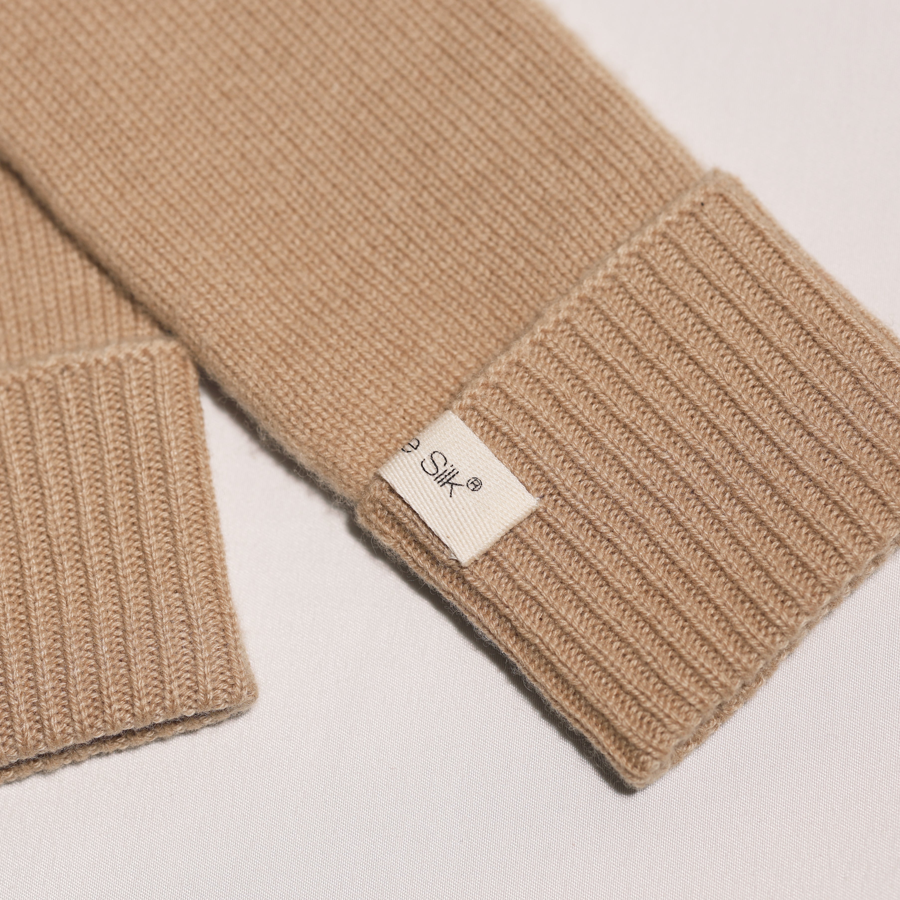 Ladies Pure Cashmere Gloves Camel