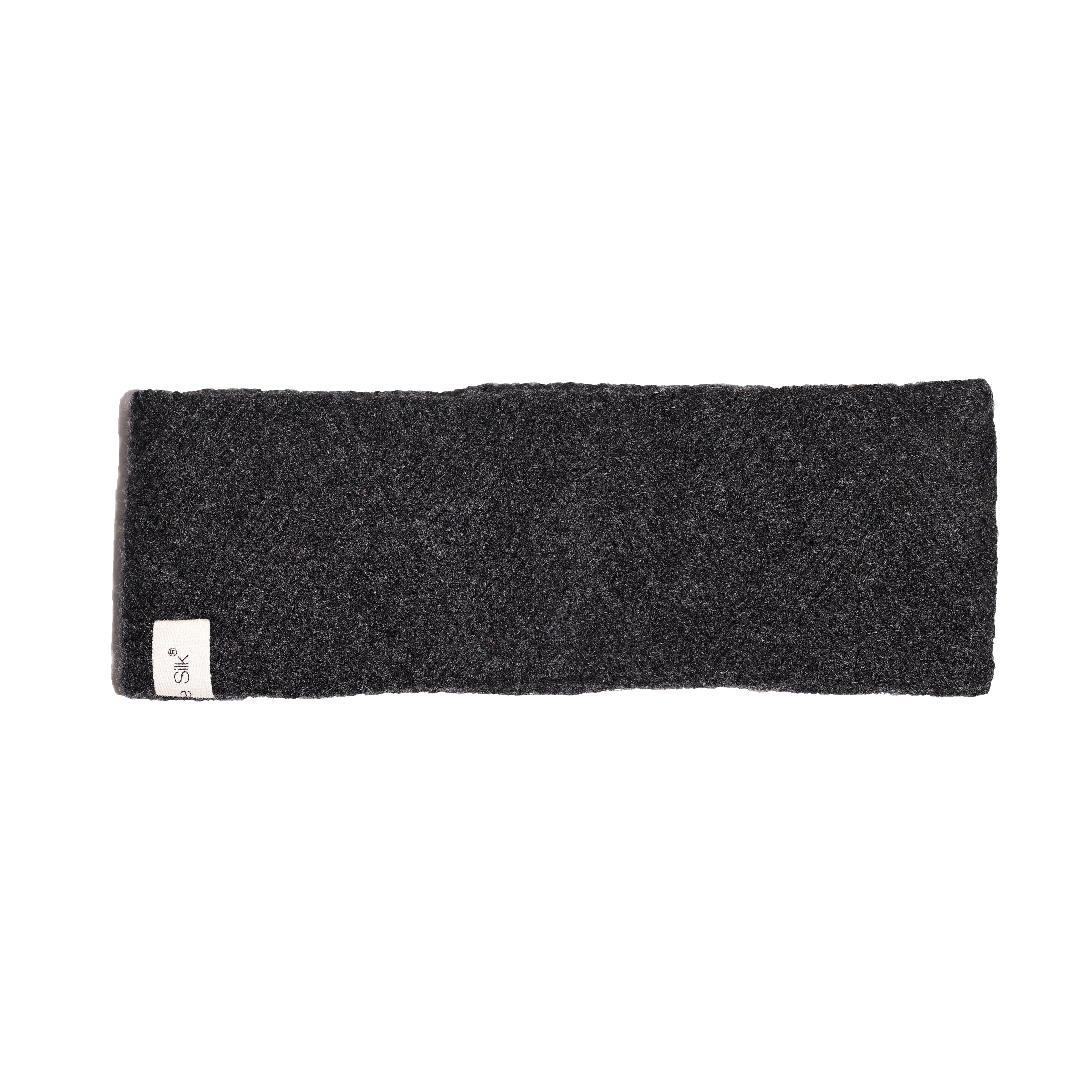 Cashmere Headband Charcoal