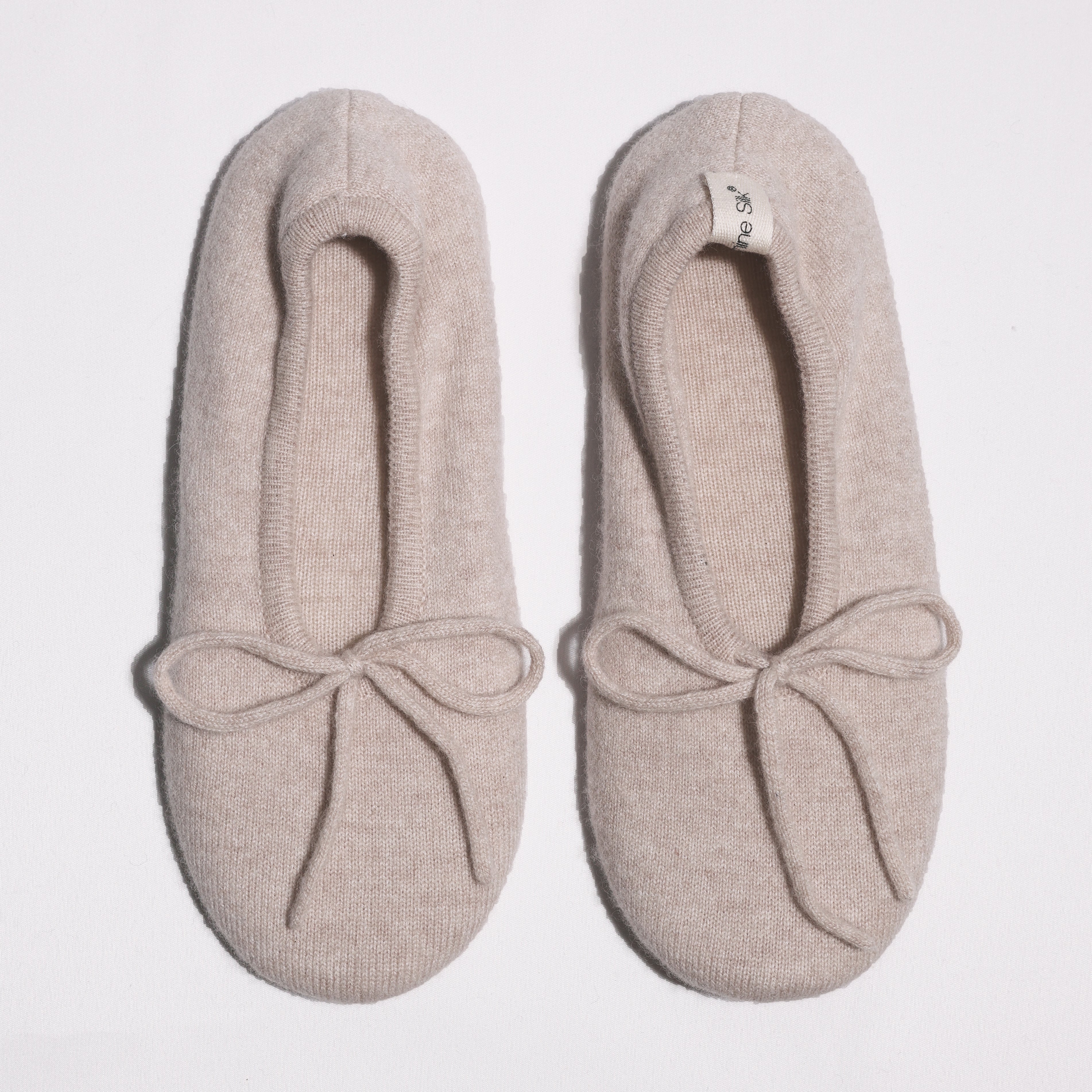 Cashmere Ballet Slippers Wheat