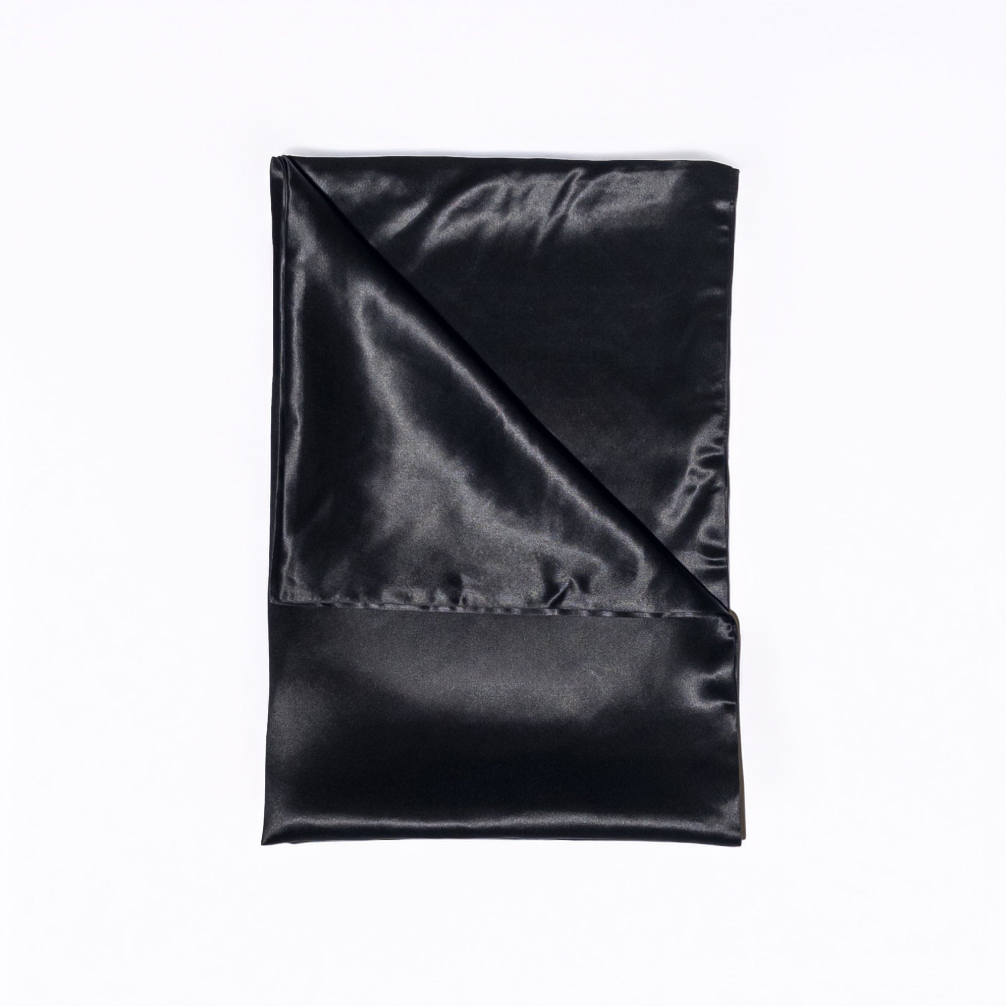 22 Momme Housewife Silk Pillowcase Black