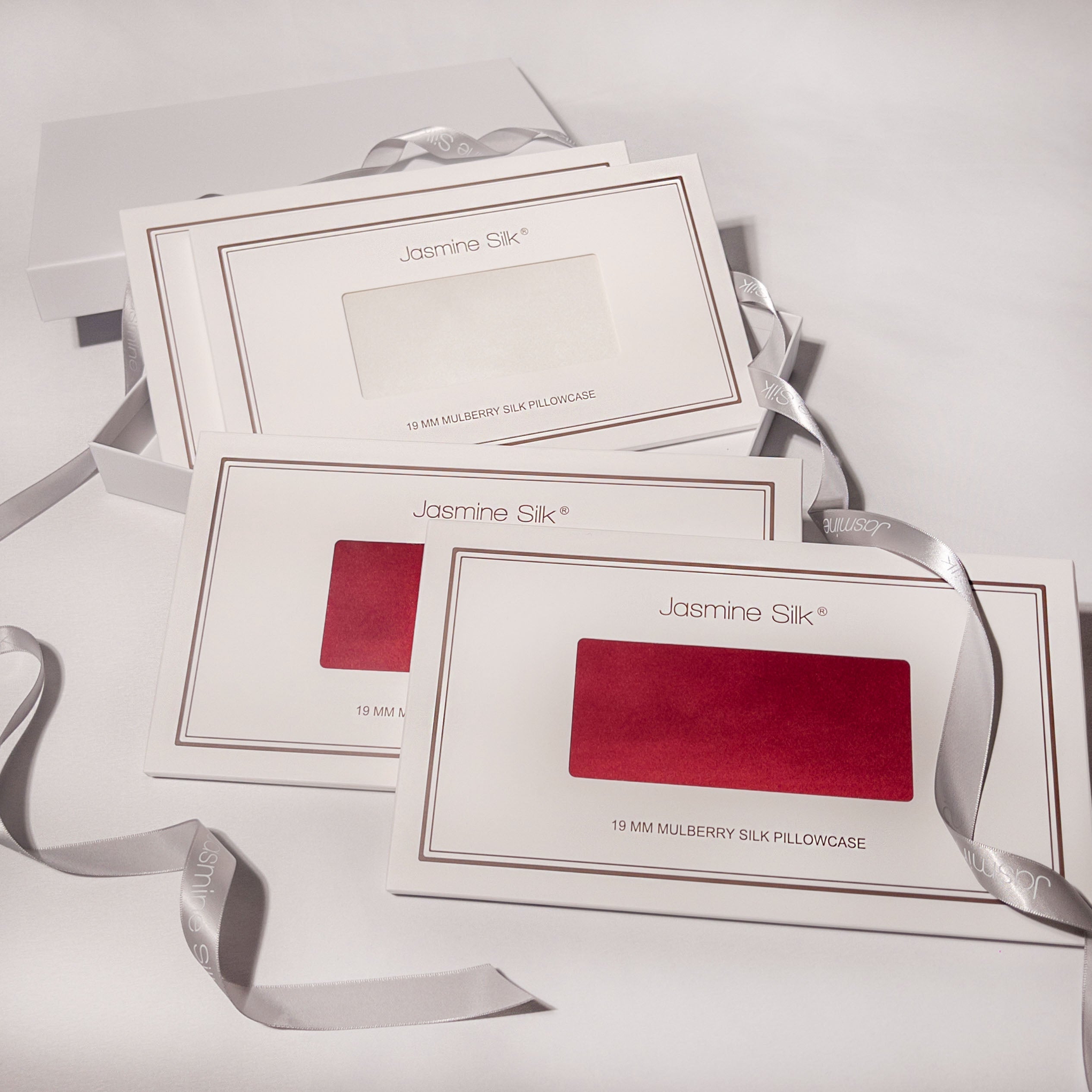 Cotton Underside Pillowcase Gift Box Burgundy