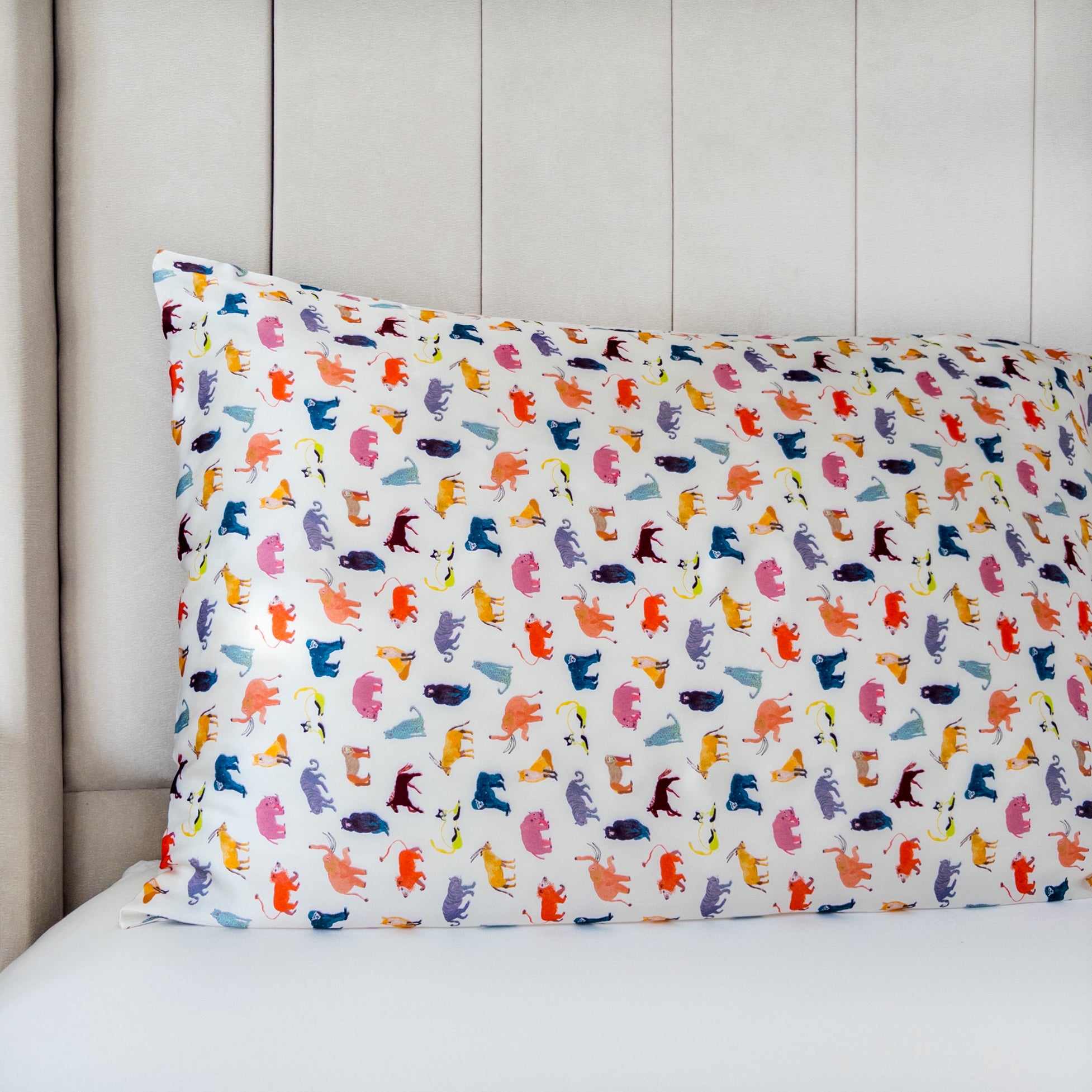 Liberty Animal Pals Silk Pillowcase
