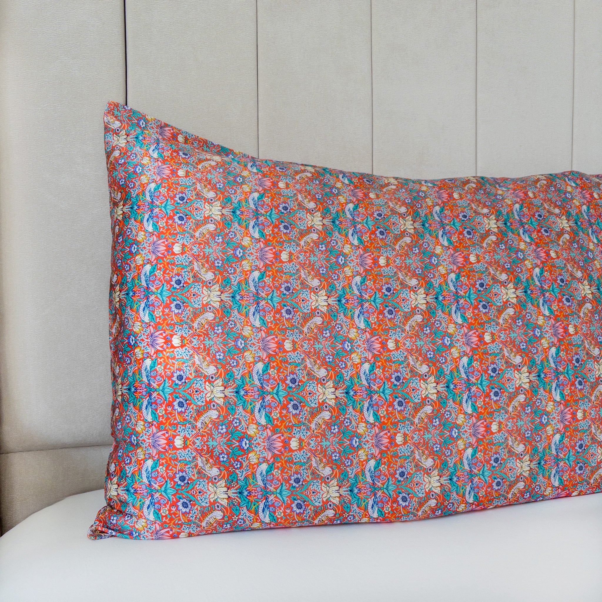 Liberty Strawberry Thief Tana Lawn Silk Pillowcase