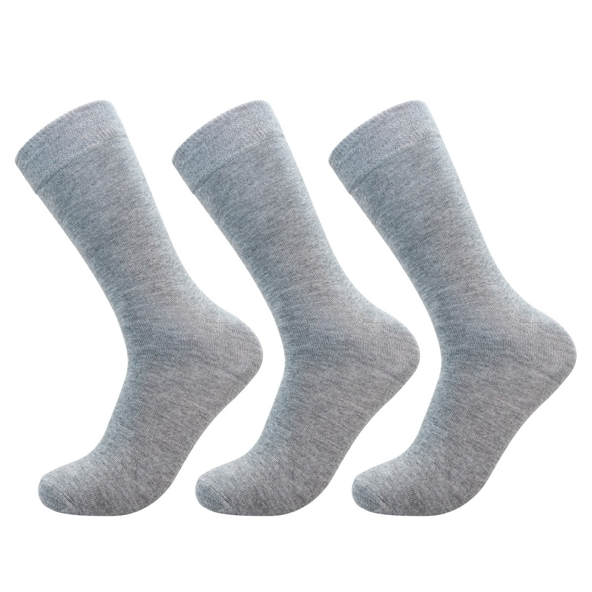 3 Pairs of Men's Supersoft Pure Bamboo Socks Grey