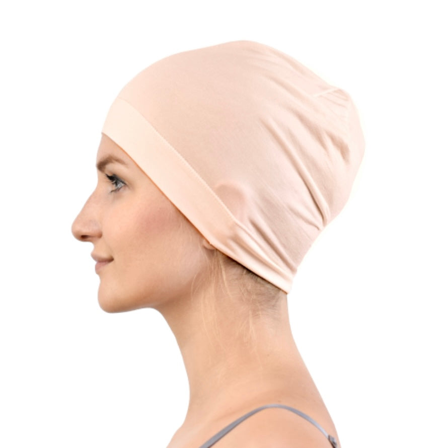 Pure Bamboo Sleep Cap - Suitable for Chemo & Hair Loss Nude