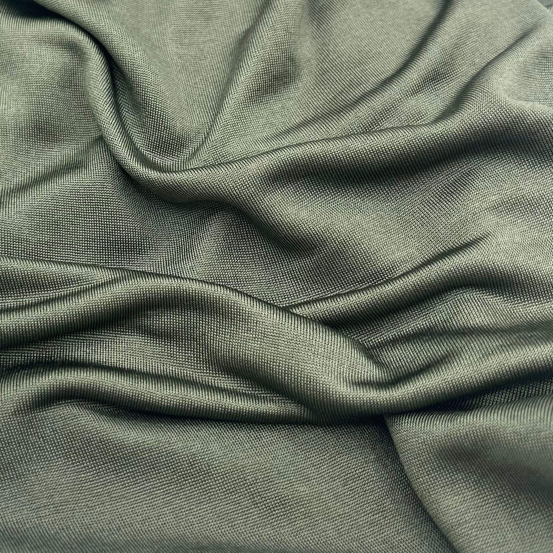 Womens Pure Silk Khaki Long Johns