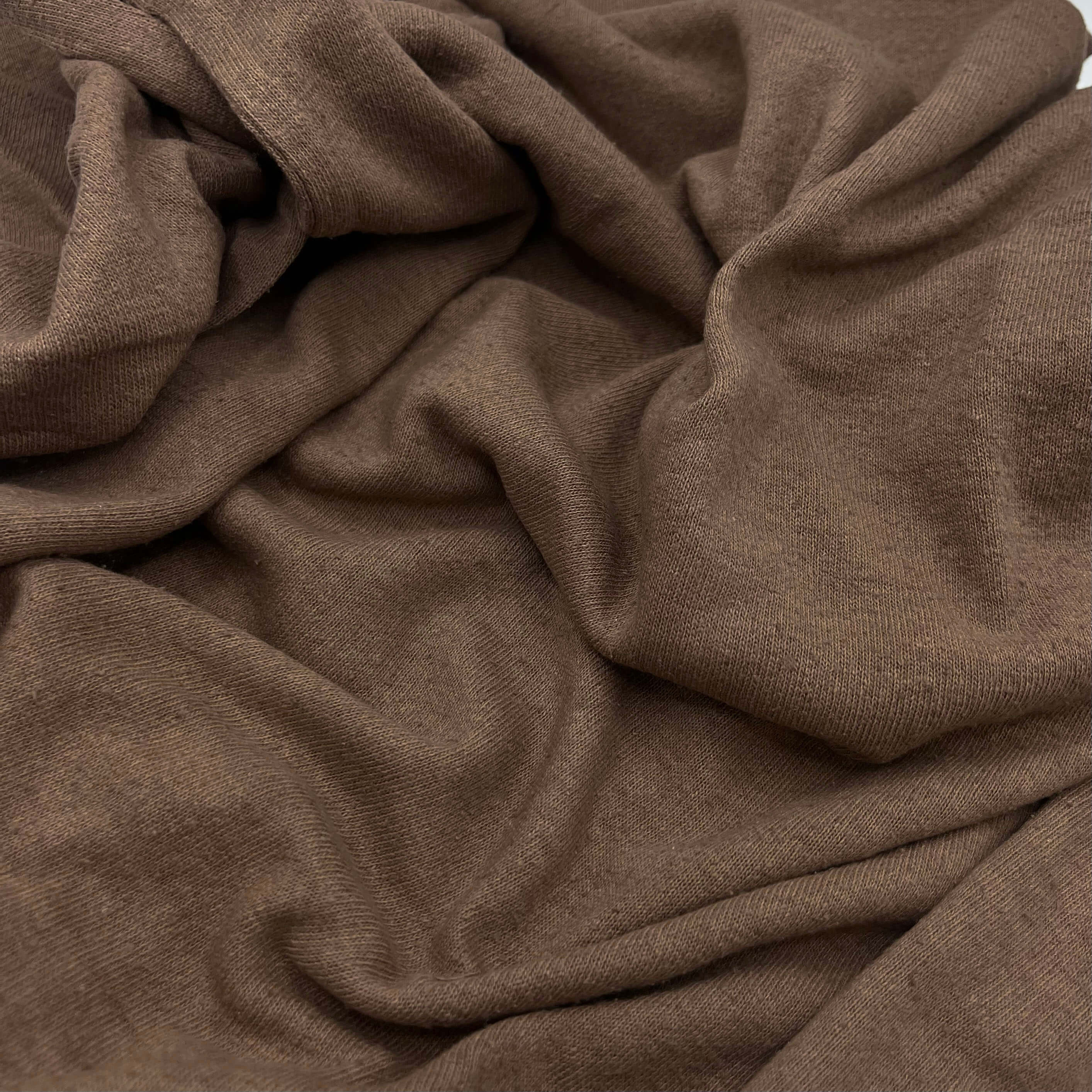 Ladies Coffee Noil Silk T-Shirt