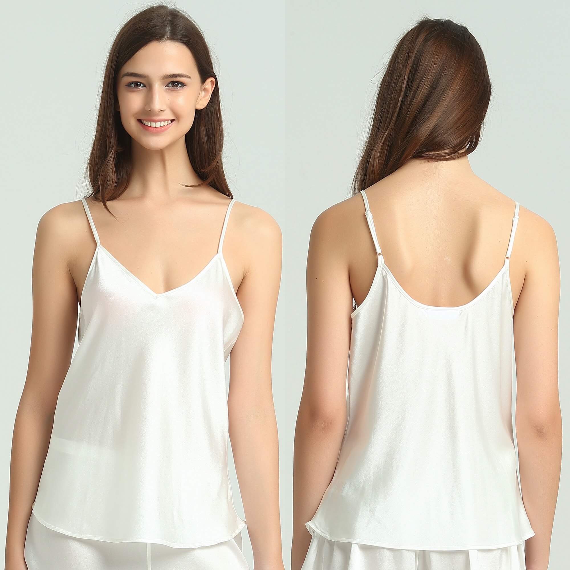 Ivory Silk Camisole