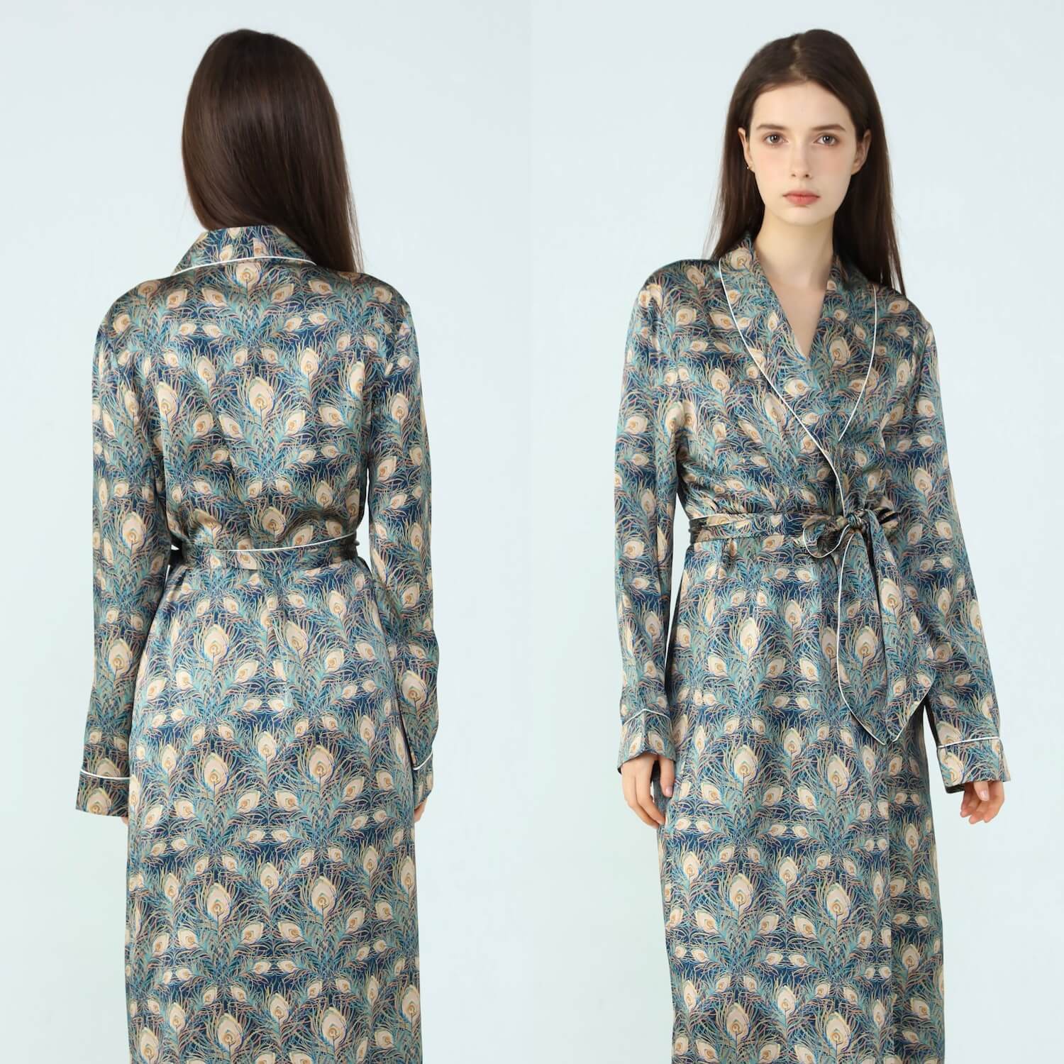 Women’s Liberty Juno Feather Silk Dressing Gown
