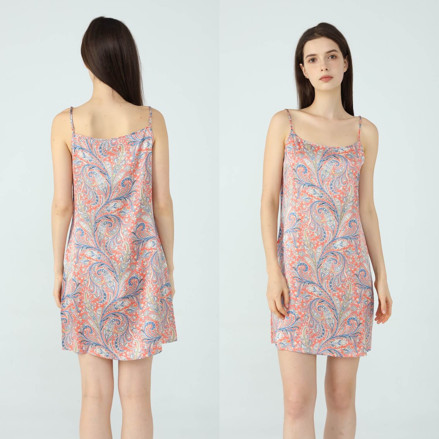 Women’s Liberty Great Missenden Orange Silk Nightie