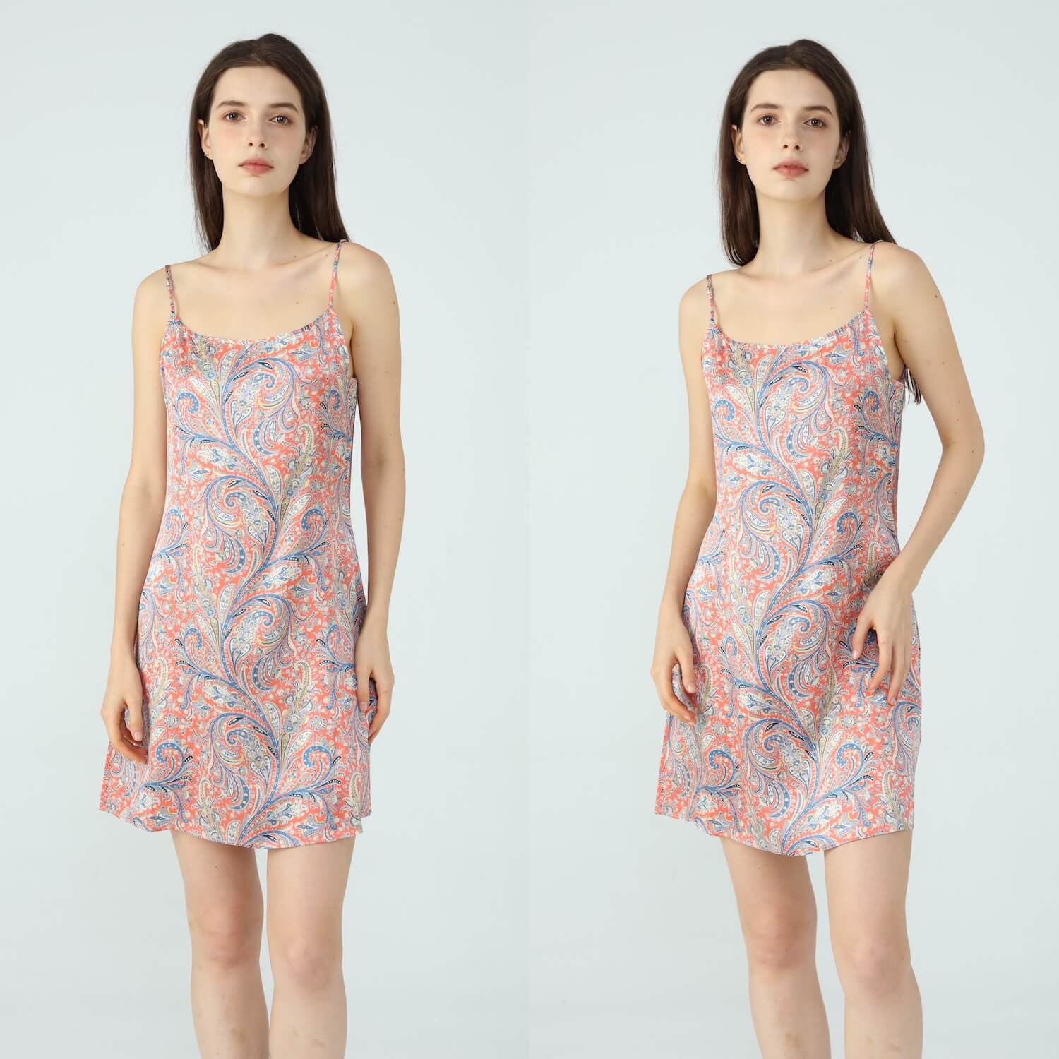 Women’s Liberty Great Missenden Orange Silk Nightie