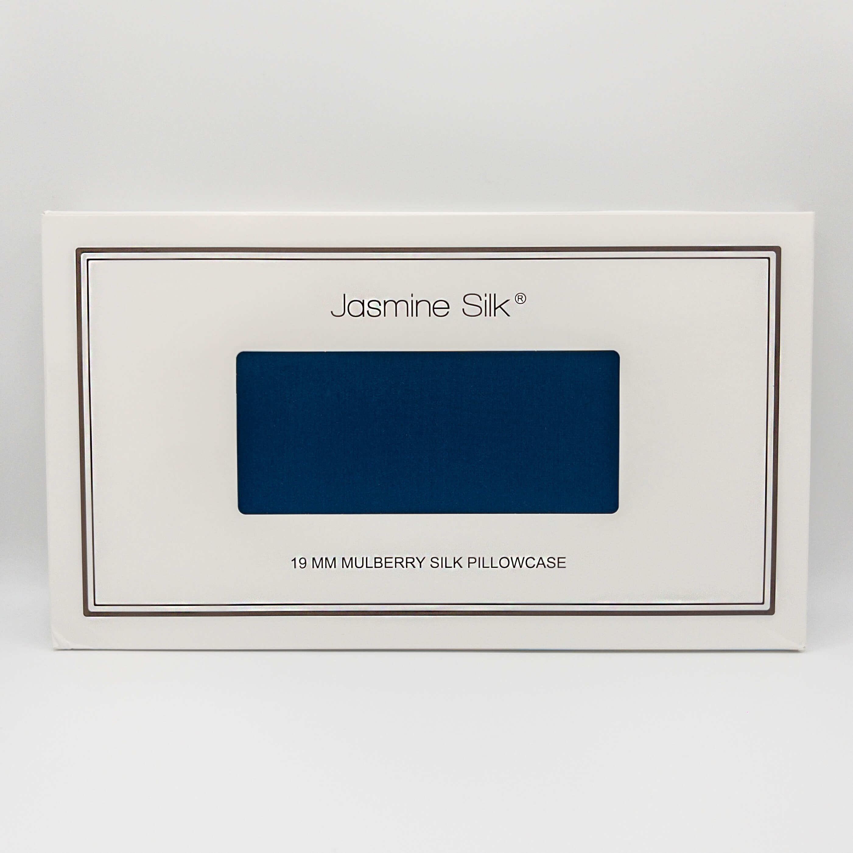 Navy Oxford Silk Pillowcase