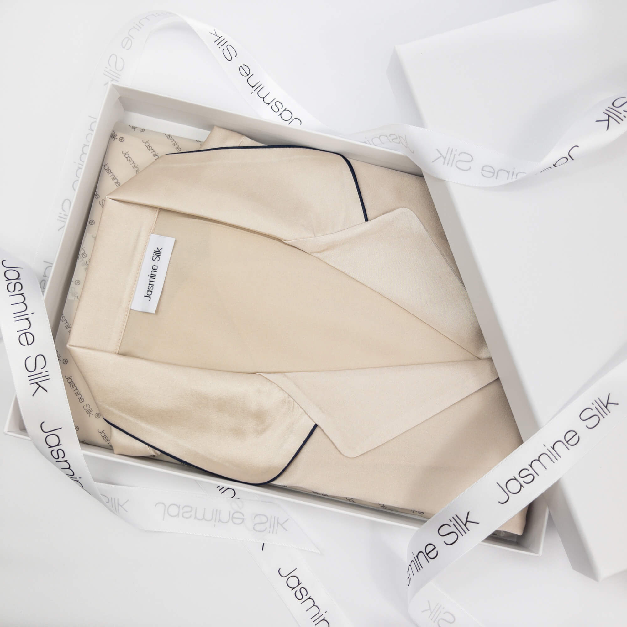 Ladies Pure Silk Nude Pyjamas