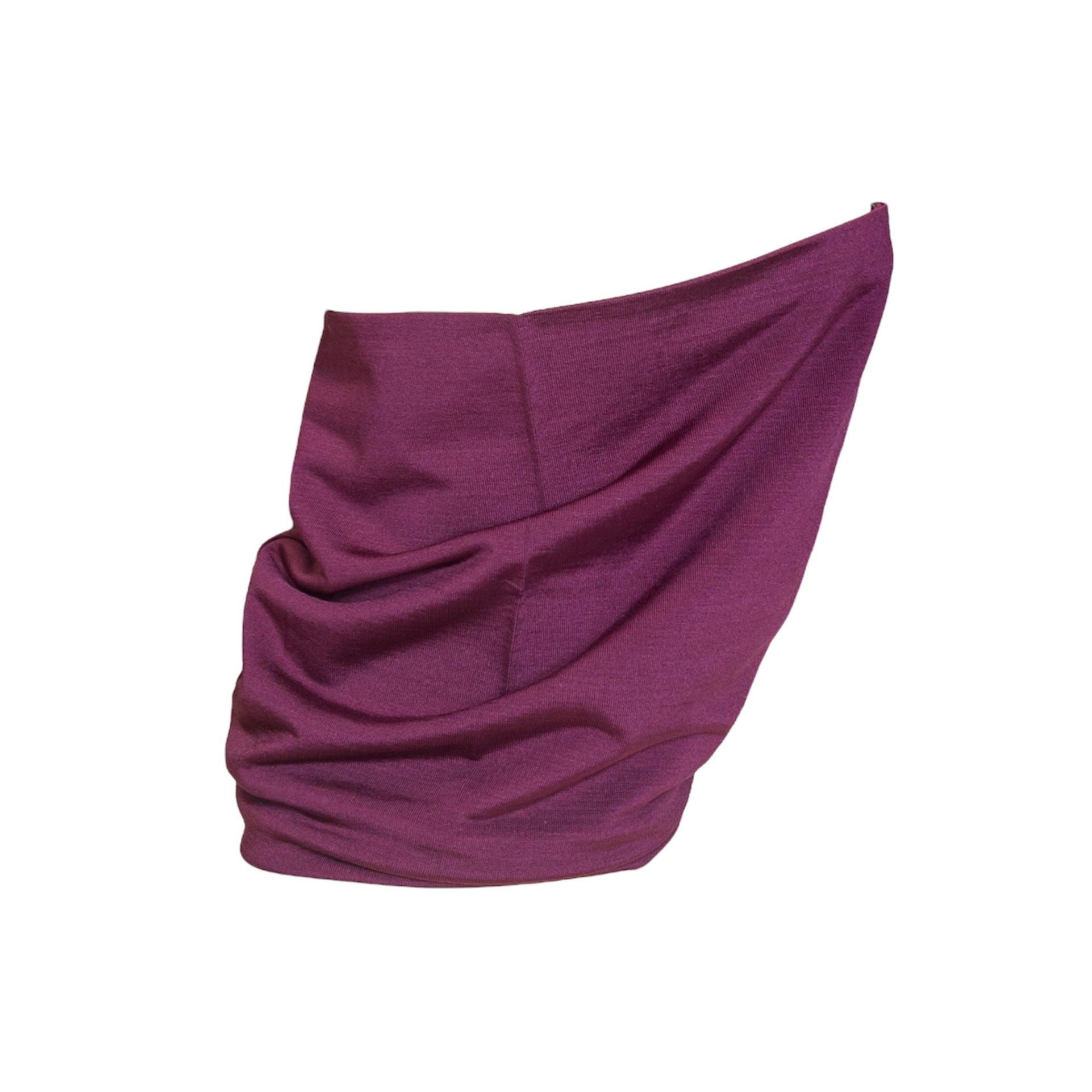 Silk Snood / Silk Neck Warmer Burgundy
