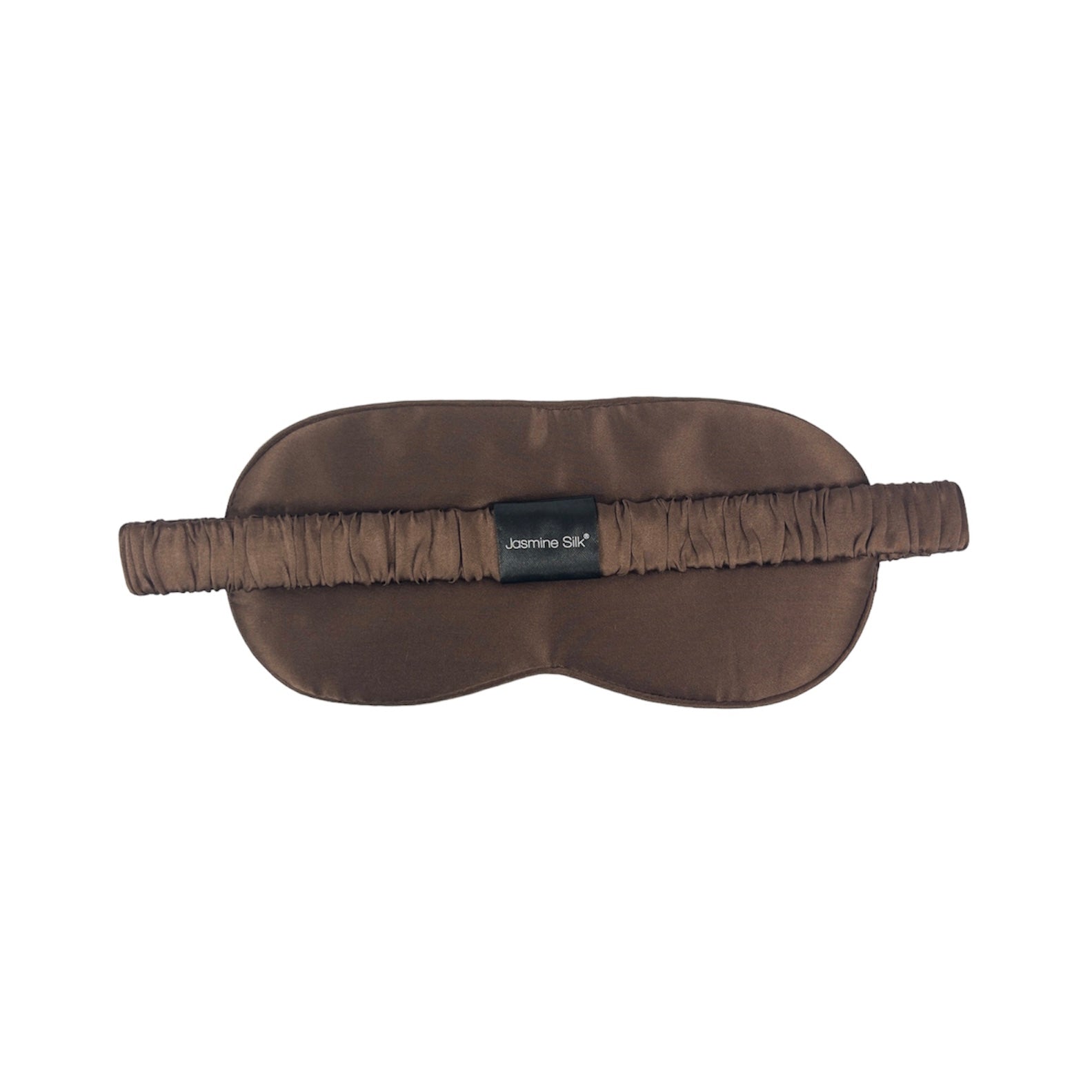 Silk Sleep Eye Mask With Silk Strap Mocha