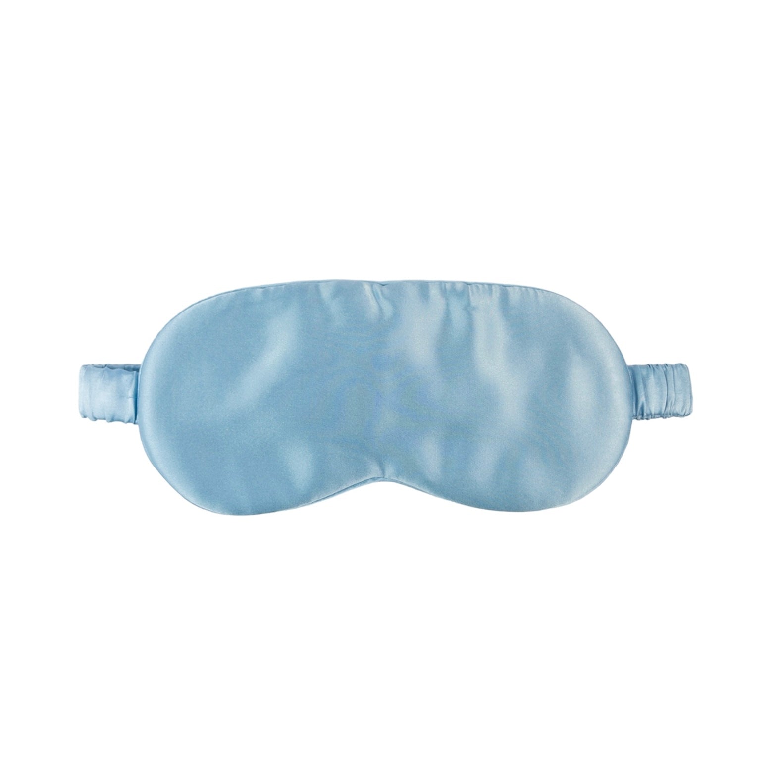 Silk Sleep Eye Mask With Silk Strap Blue