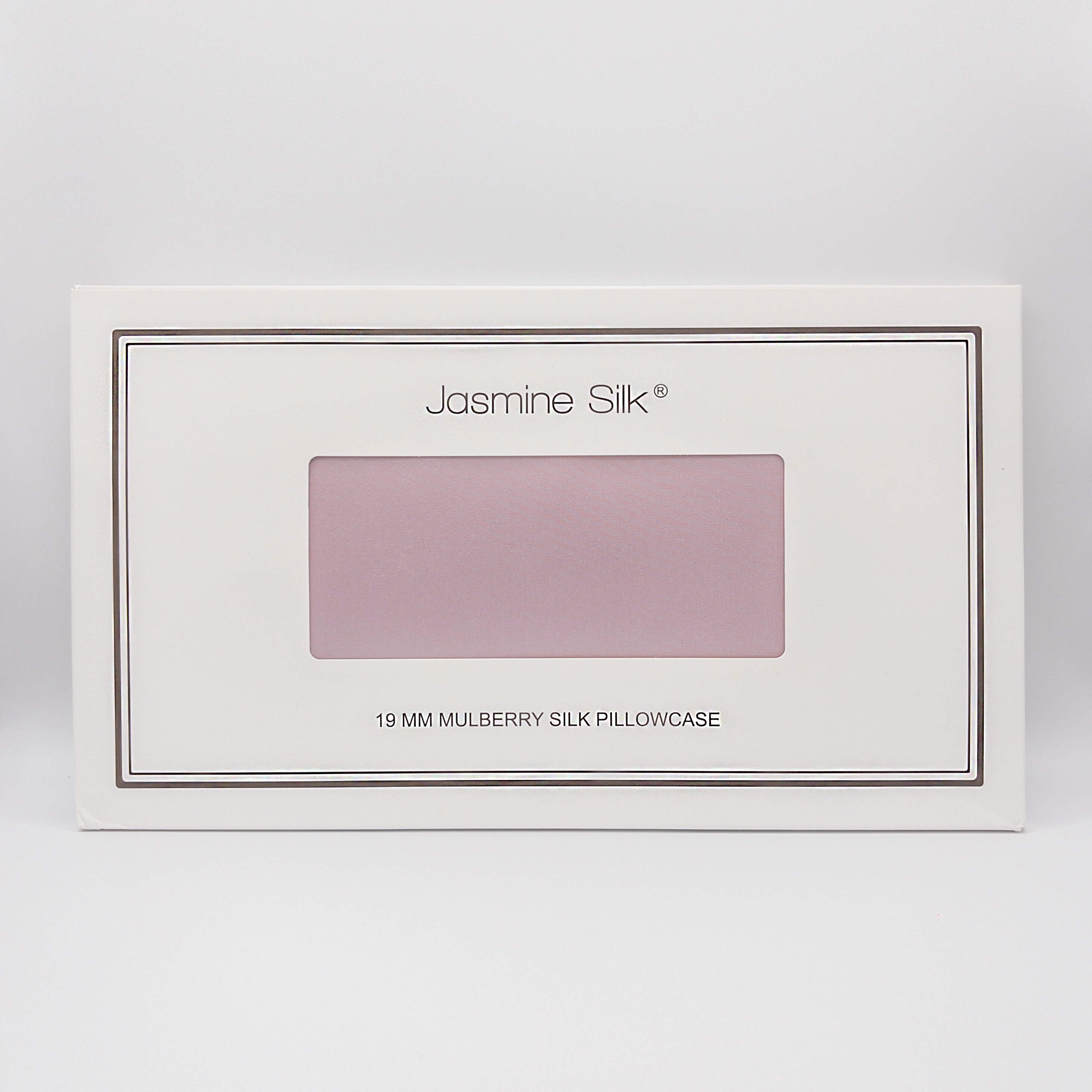 Pink Oxford Square Silk Pillowcase