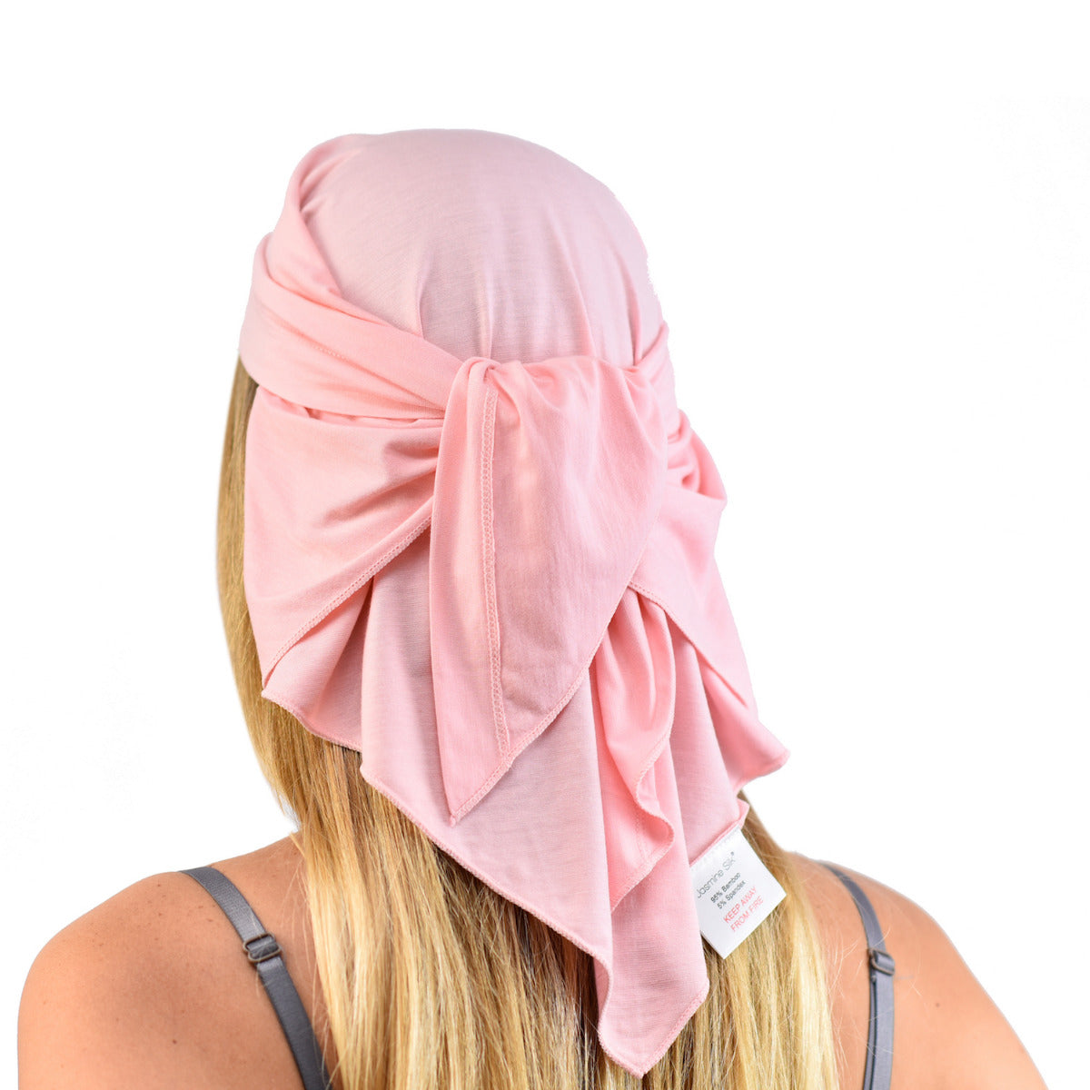 Pure Silk Bandana - Suitable for Chemo & Hair Loss Pink