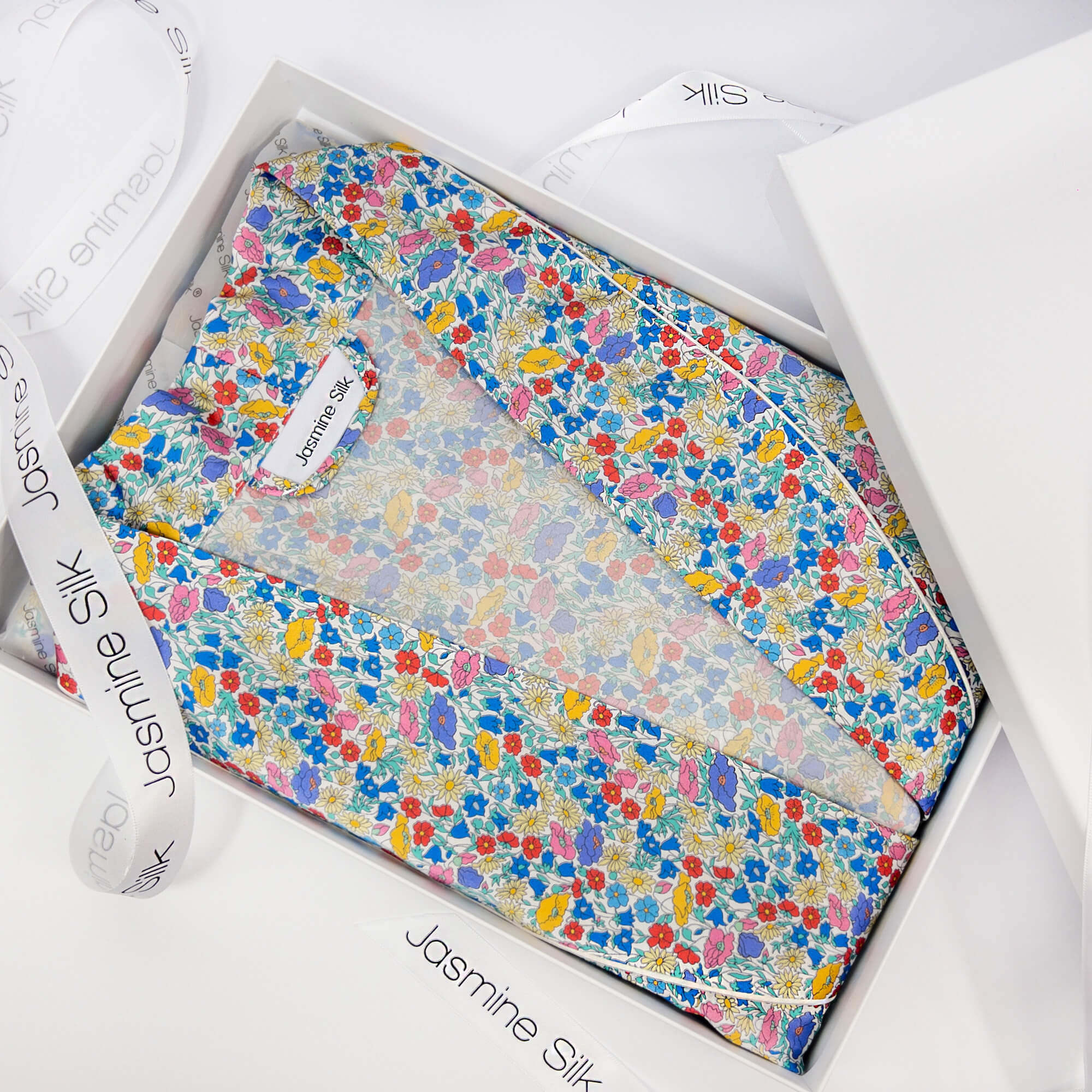 Women’s Liberty Poppy Park Silk Dressing Gown