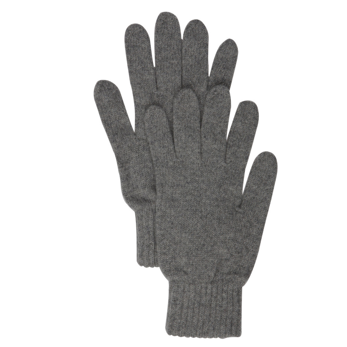 Ladies Pure Cashmere Gloves Dark Grey