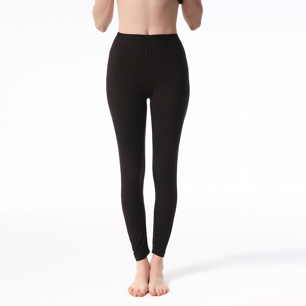 Ladies Modal Thermal Long Johns - Black