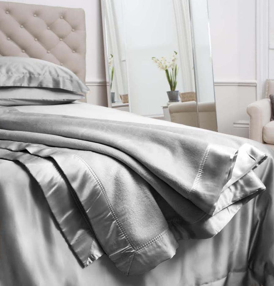 Grey Silk Blanket