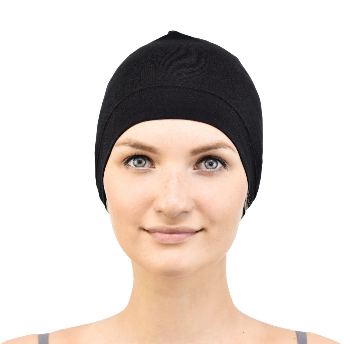 Pure Silk Sleep Cap - Suitable for Chemo & Hair Loss Black