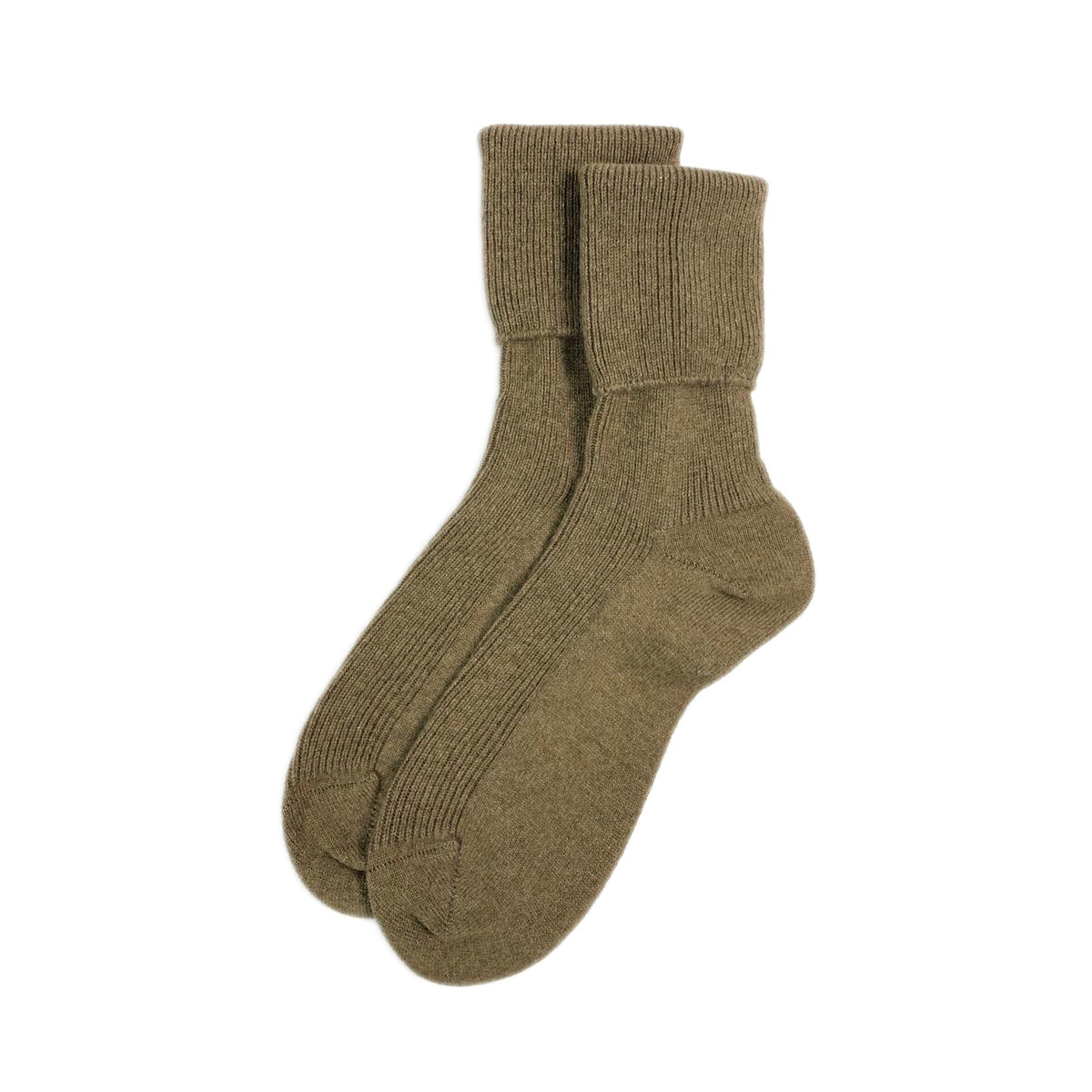 Ladies Cashmere Socks Otter