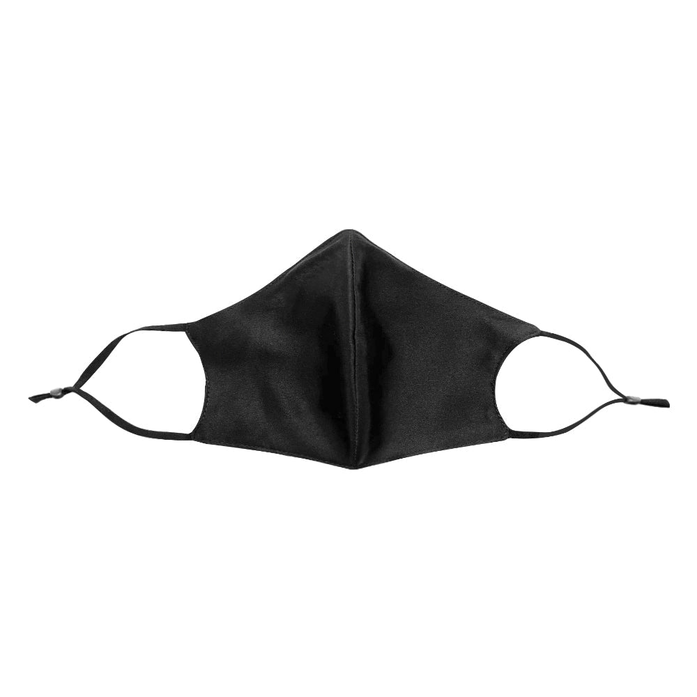 Silk Face Mask Black