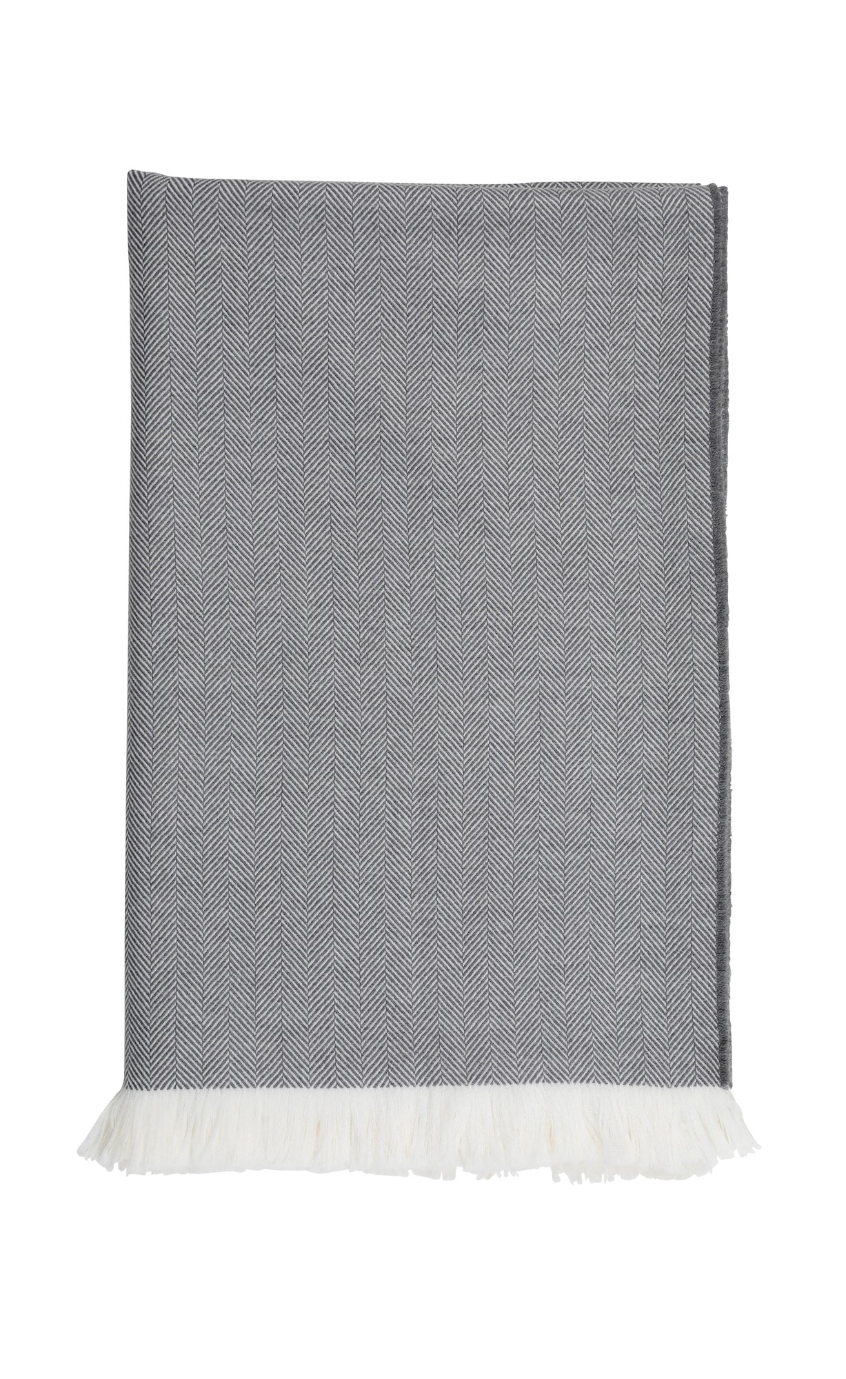 Herringbone Merino Bed Throw
