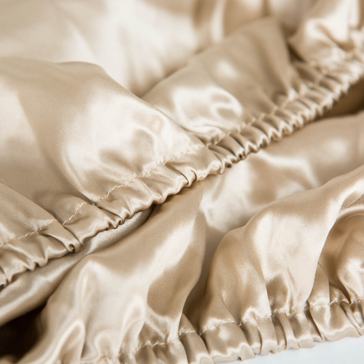 19 Momme Taupe Silk Fitted Sheet