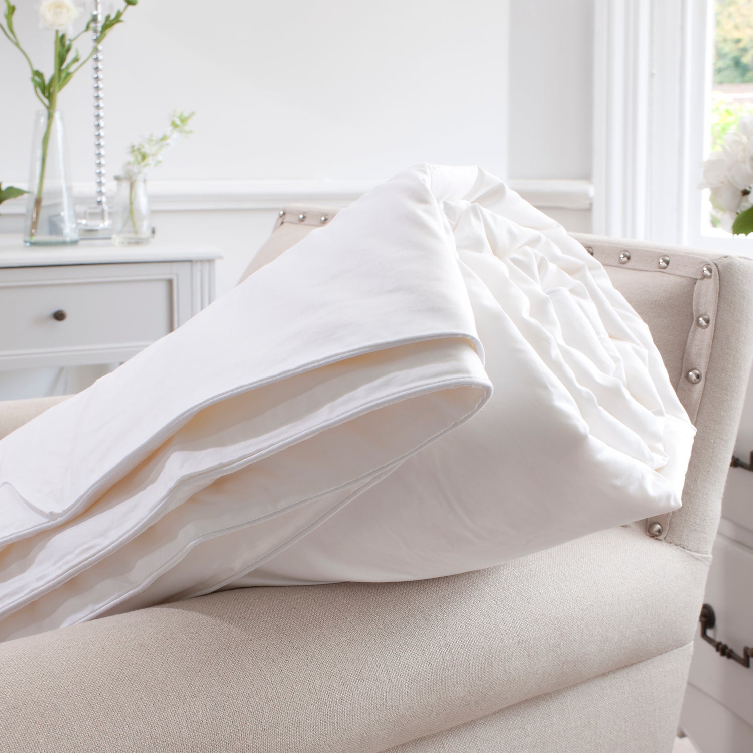 4 Tog Silk-Filled Duvet for Summer
