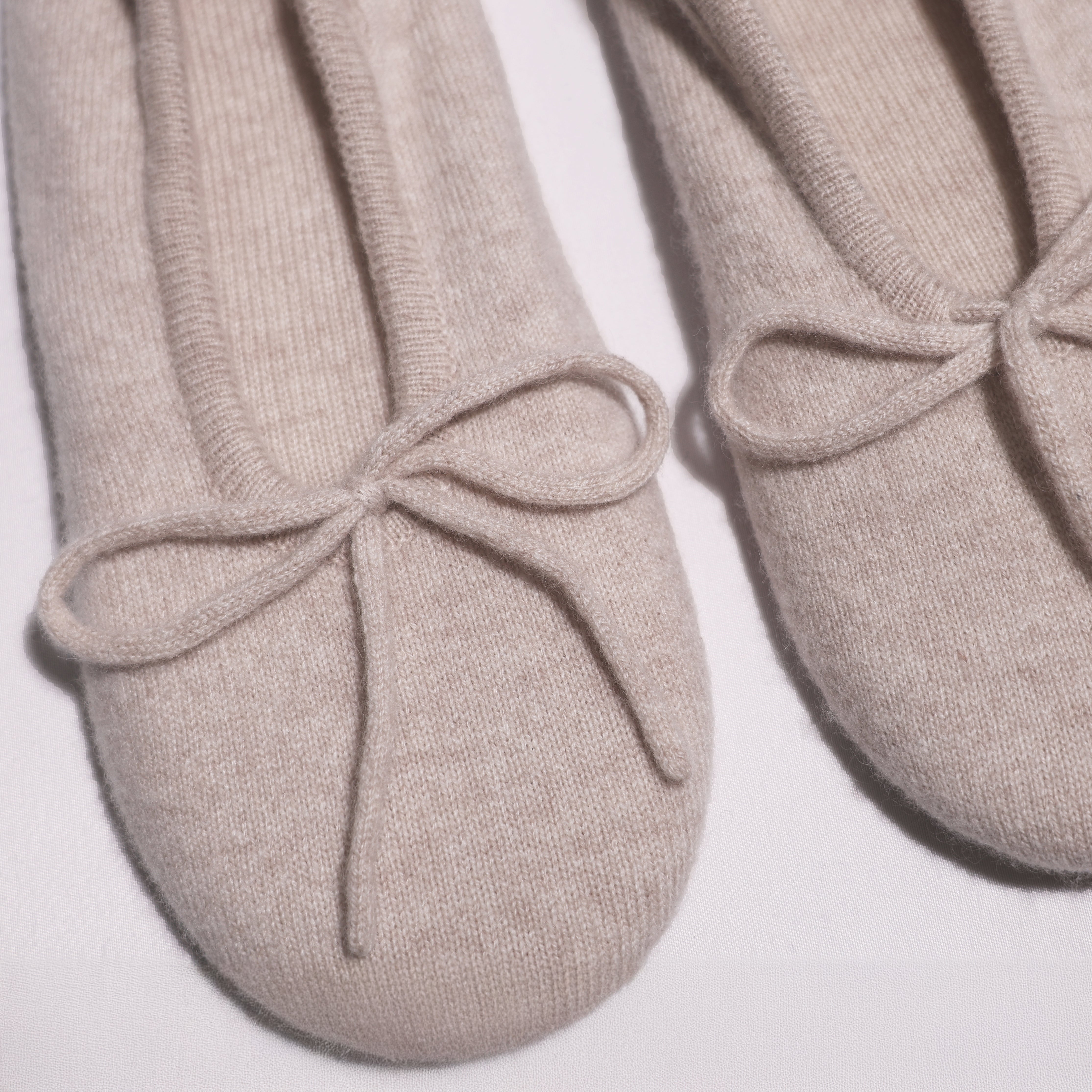 Cashmere Ballet Slippers Wheat