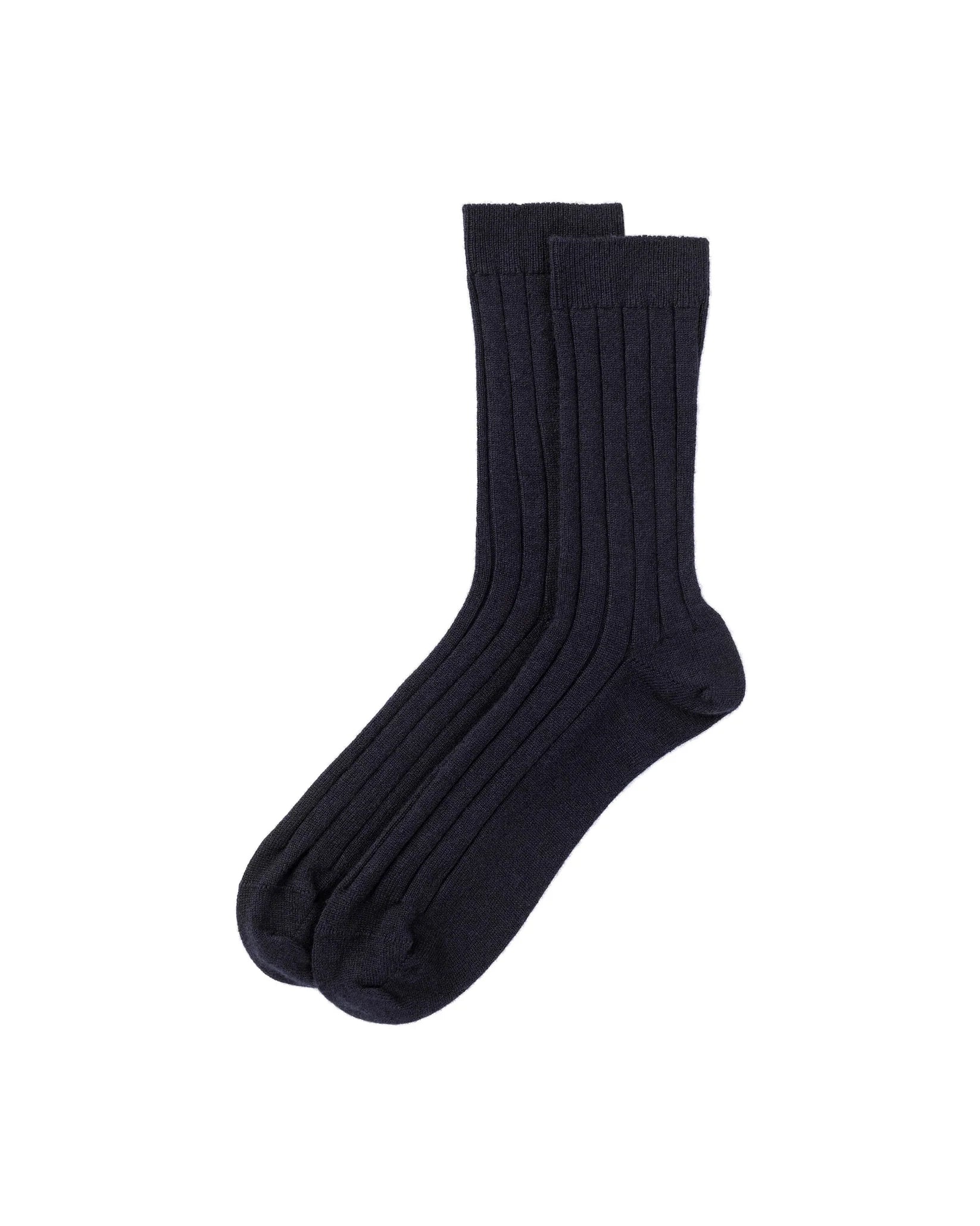 Mens Cashmere Socks Navy