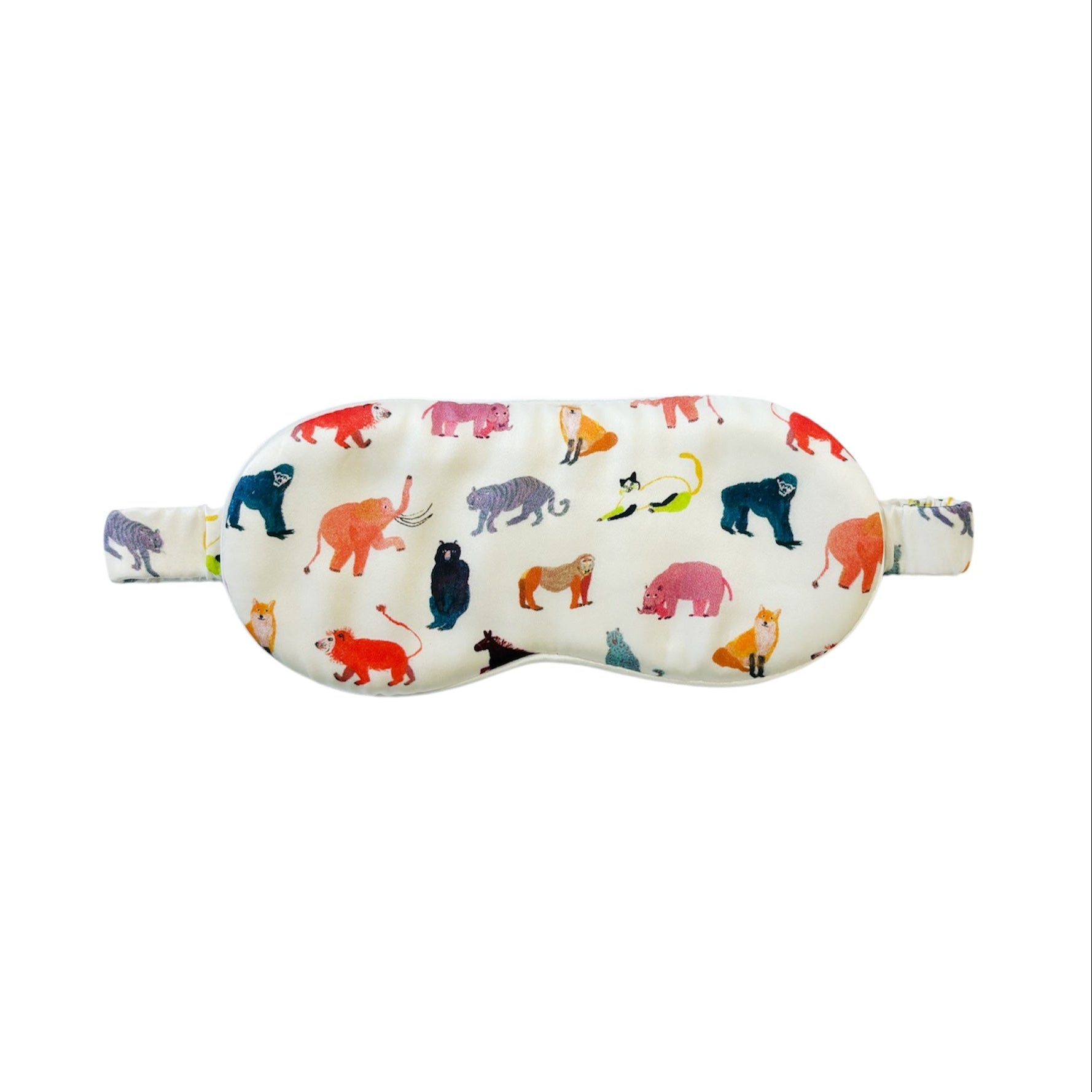 Liberty Fabric Silk Eye Mask Animal Pals