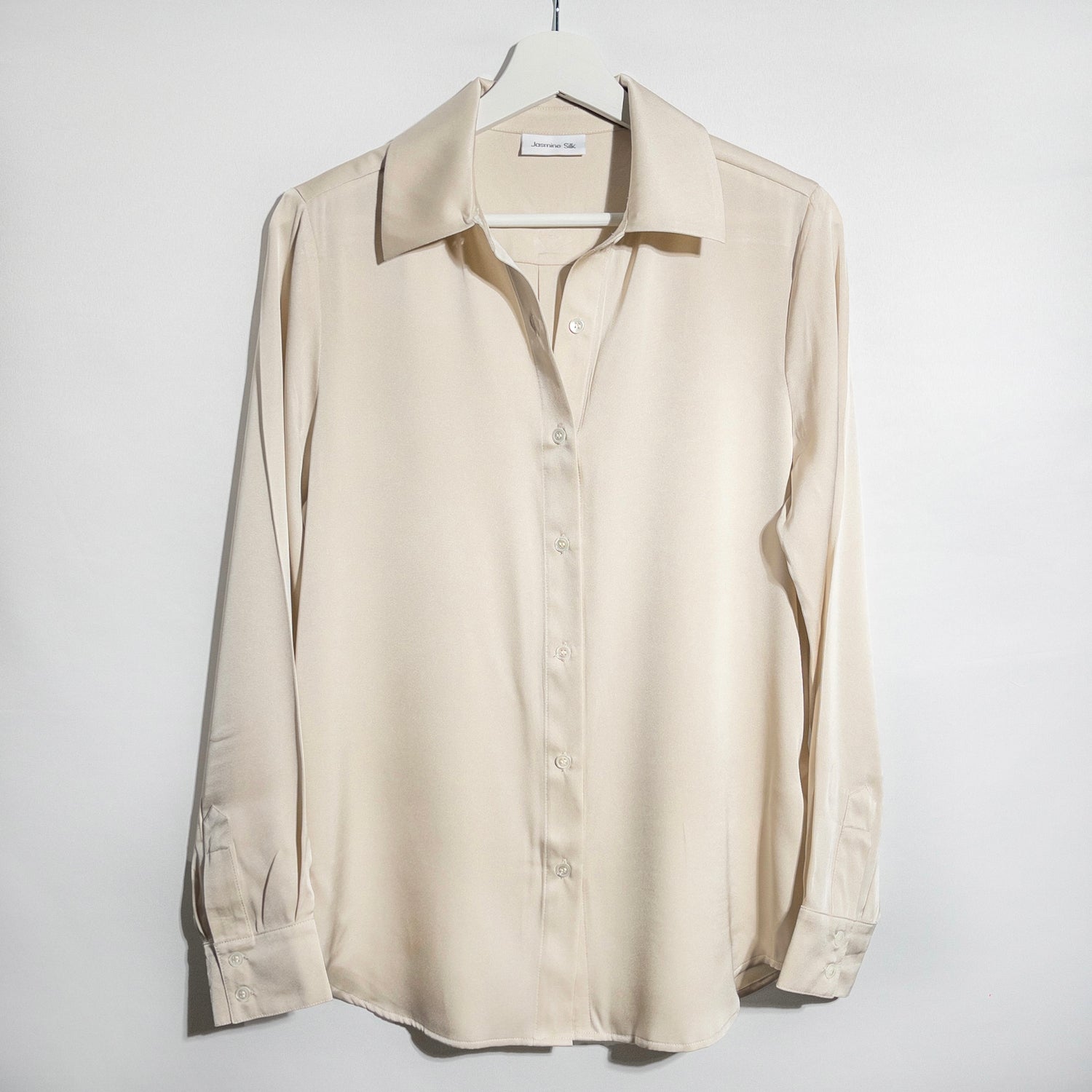 Ladies Nude Silk Blouse