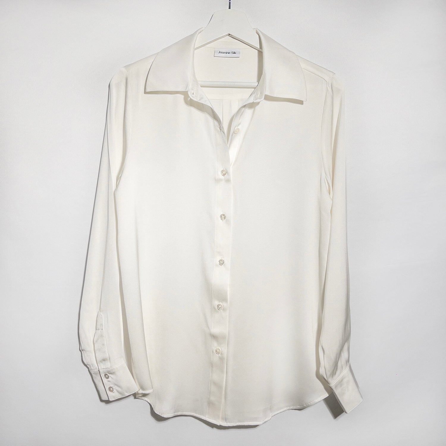 Ladies Ivory Silk Blouse