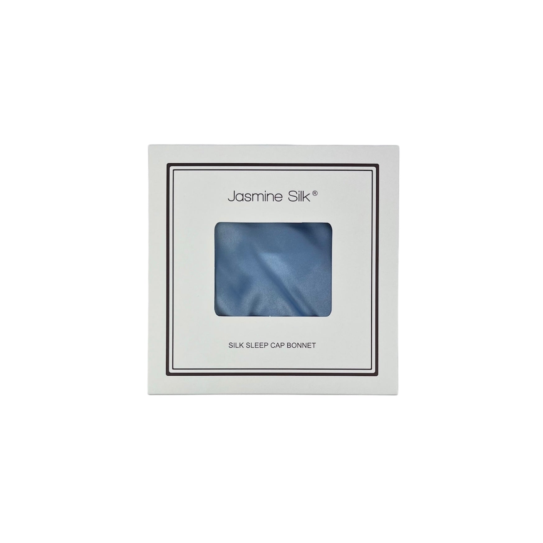 Pure Silk Sleep Cap Bonnet Blue