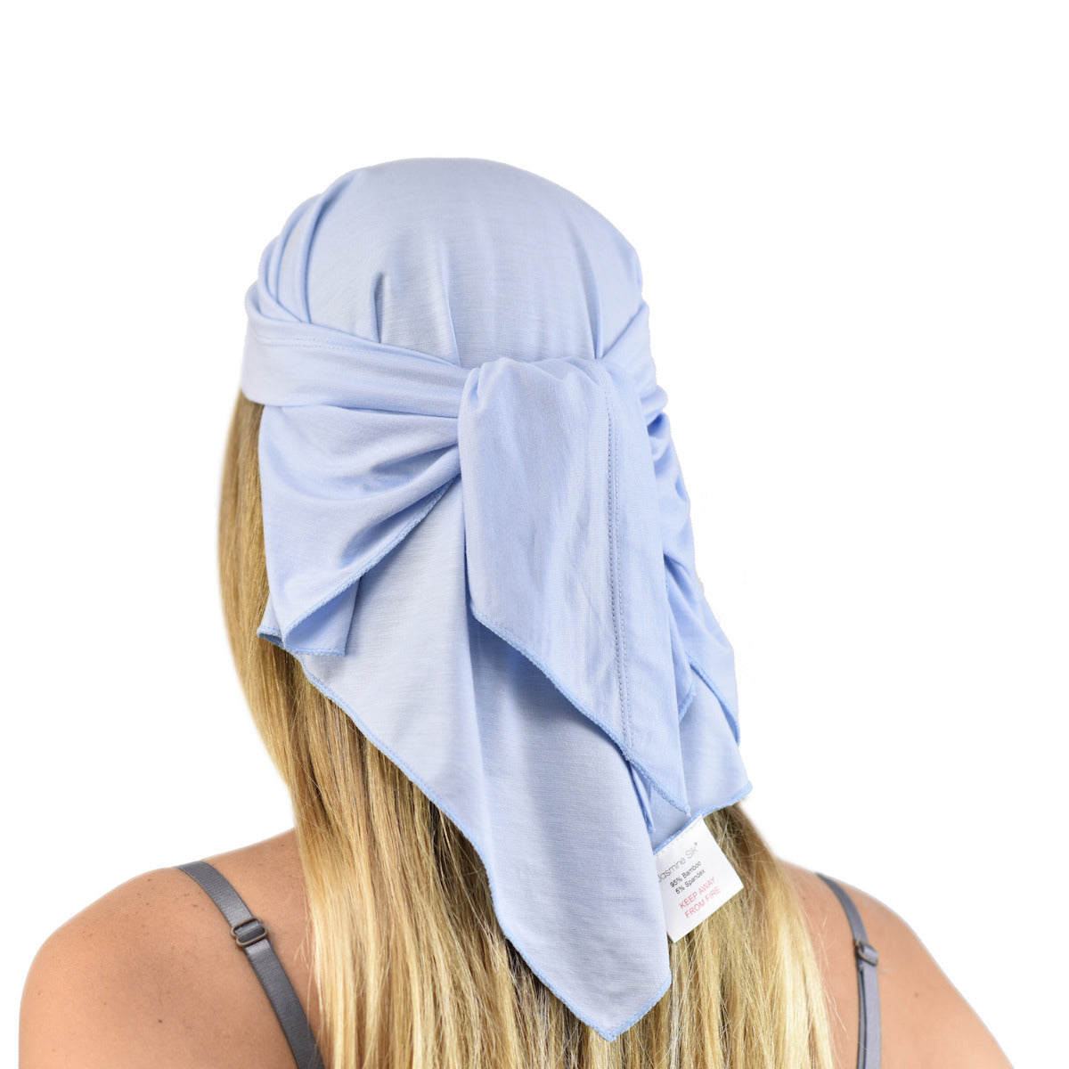 Bamboo Bandana - Suitable for Chemo & Hair Loss Light Blue