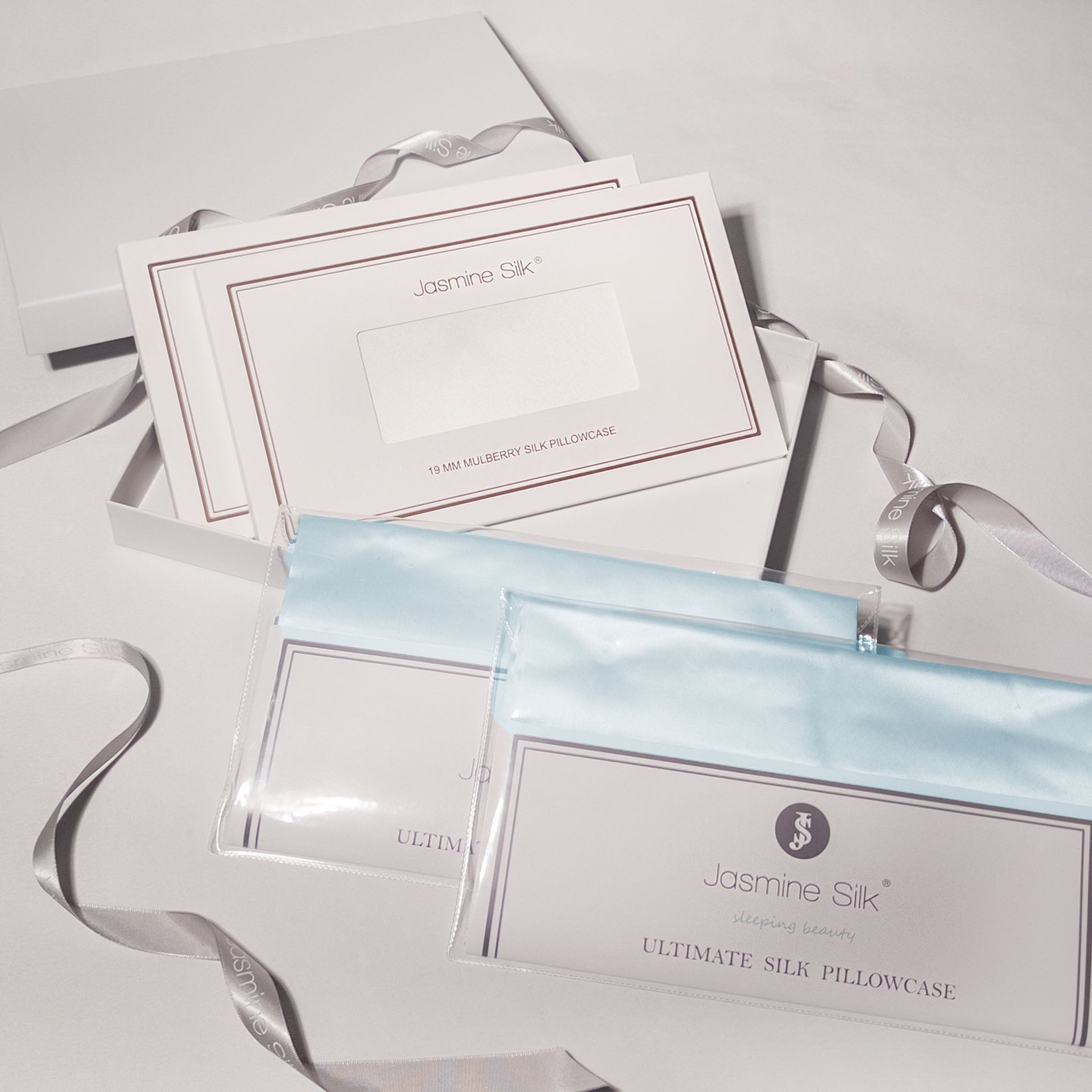 Cotton Underside Pillowcase Gift Box Blue