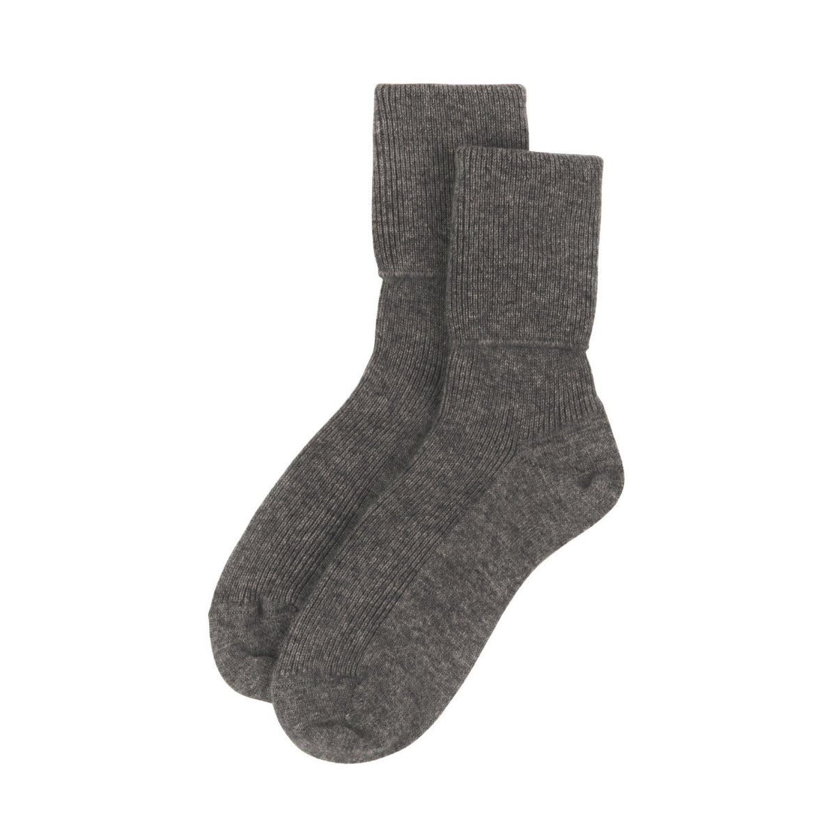 Ladies Cashmere Socks Dark Grey