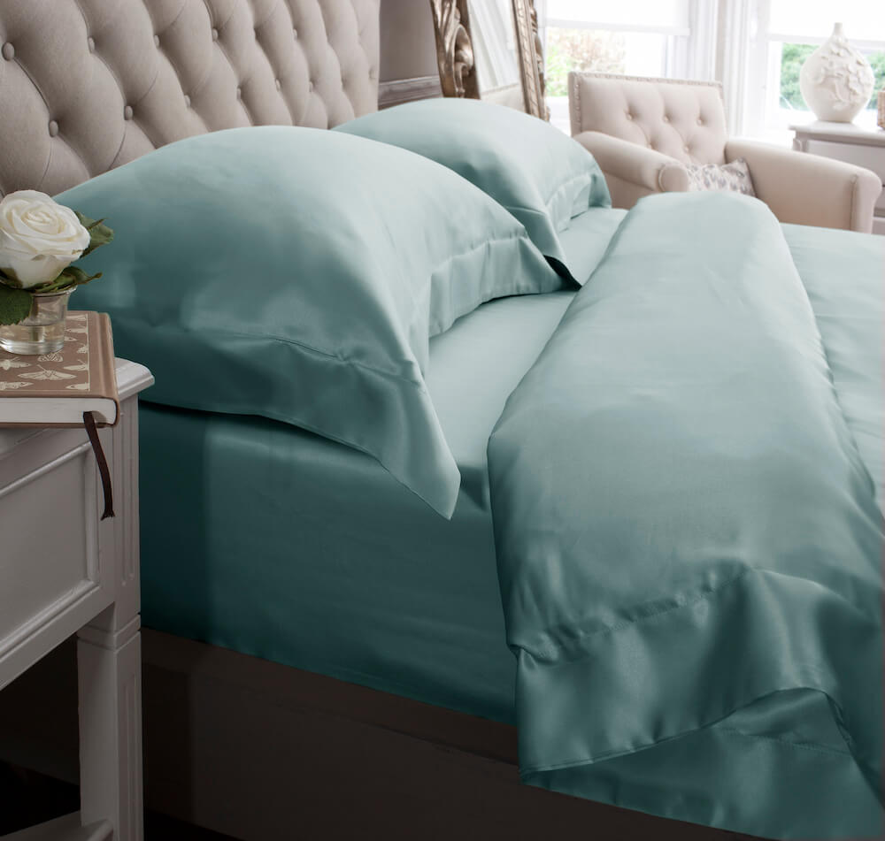 19 Momme Duck Egg 4PCs Silk Duvet Cover Set
