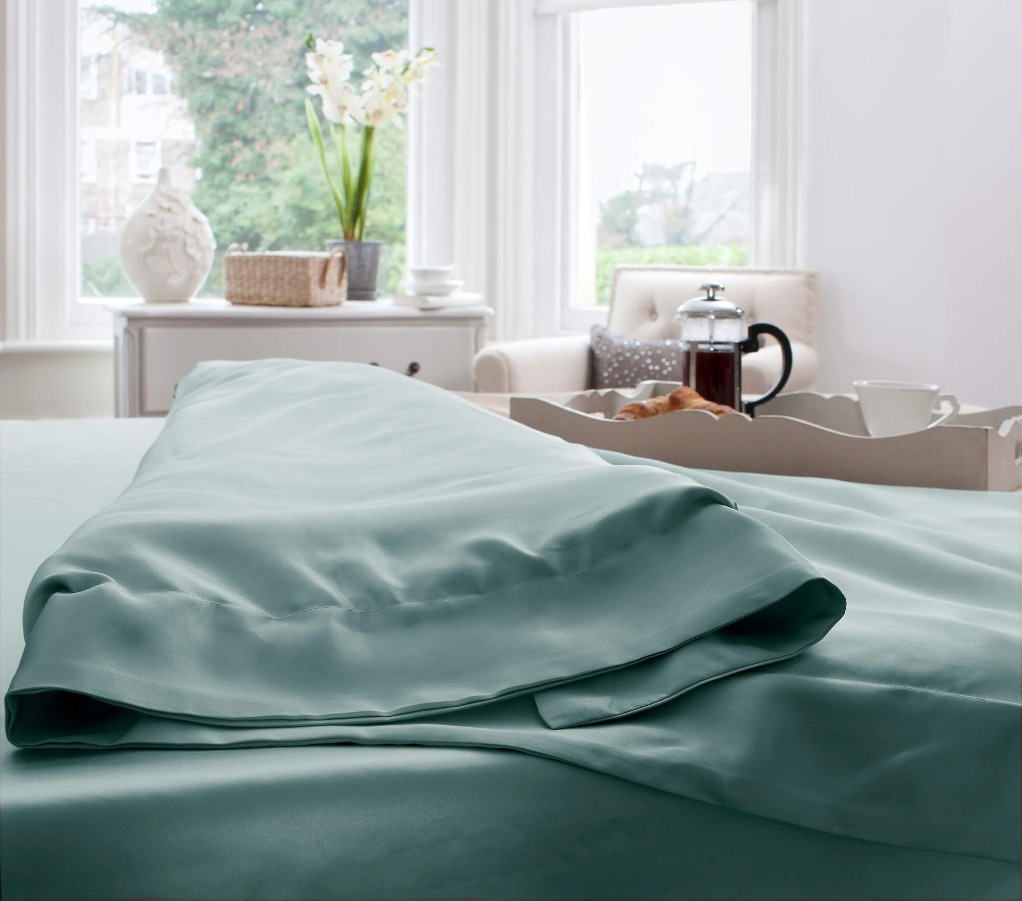 19 Momme Duck Egg Silk Duvet Cover