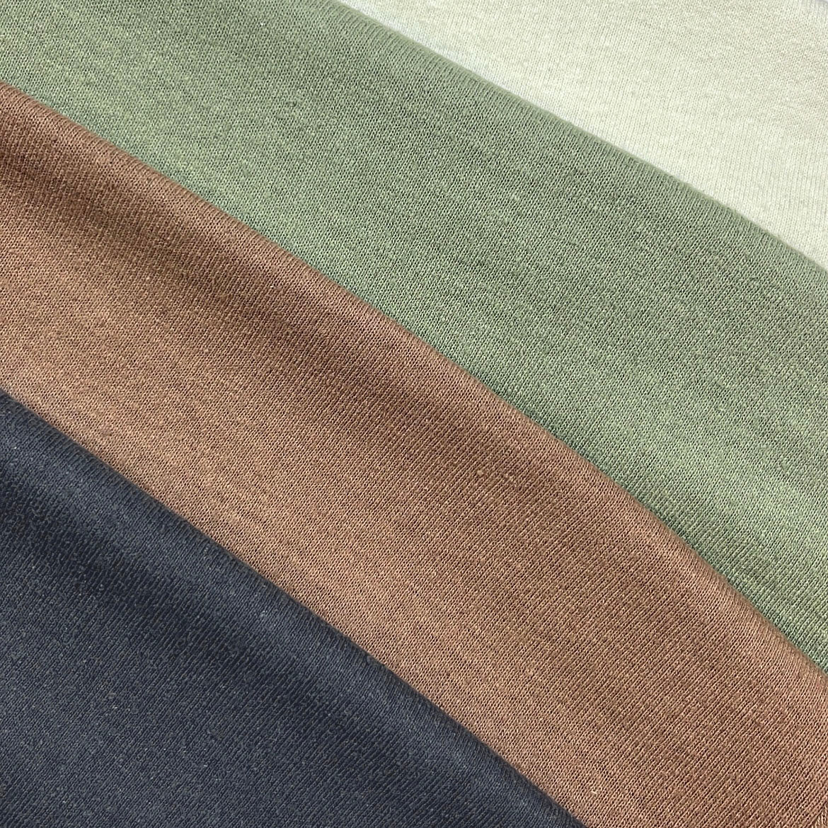 Ladies Khaki Noil Silk T-Shirt