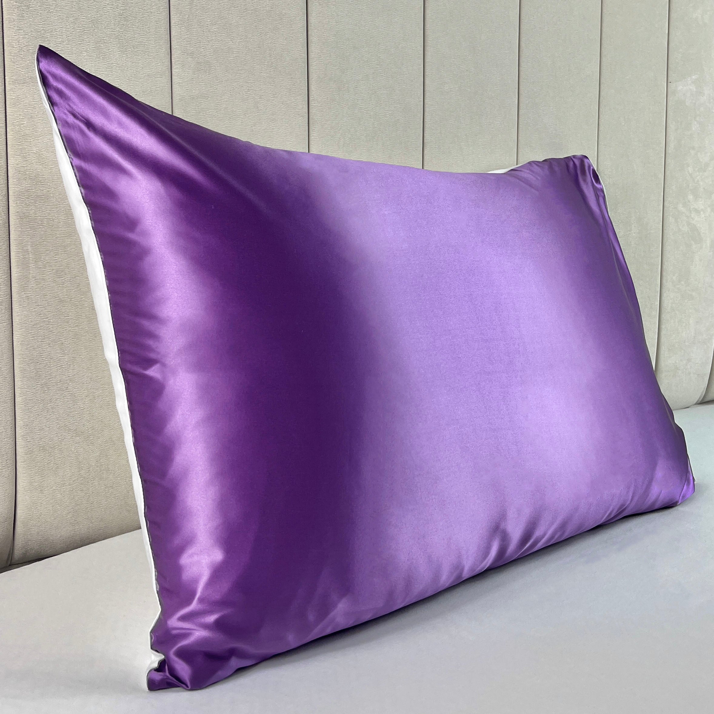 Silk Pillowcase with Cotton Underside