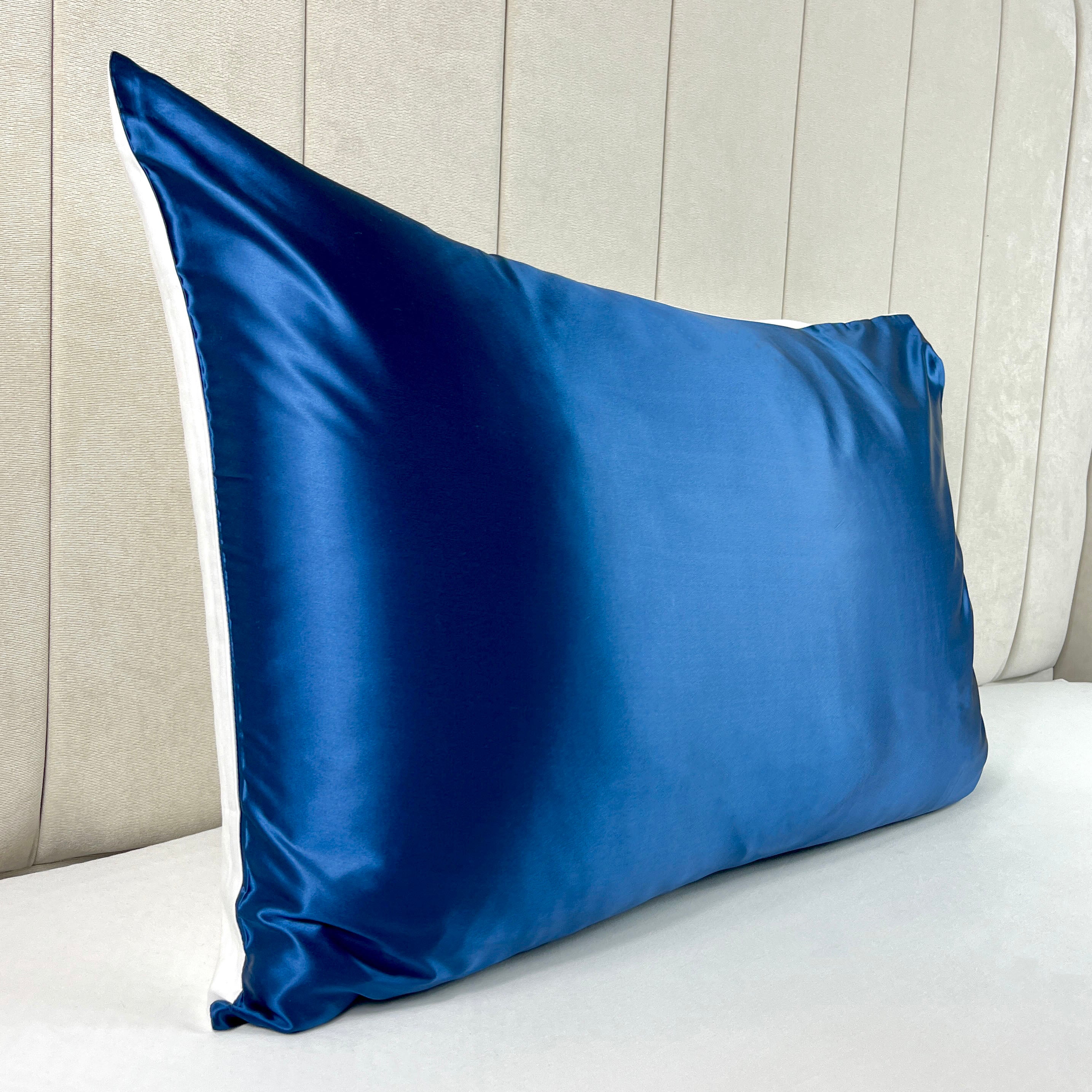 Silk Pillowcase with Cotton Underside