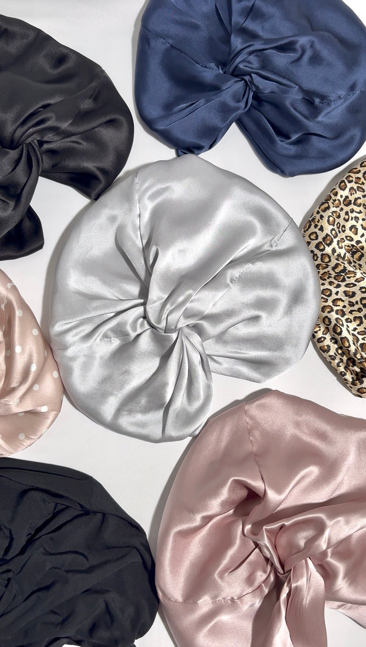 Silk Turban Hair Wrap Bonnet