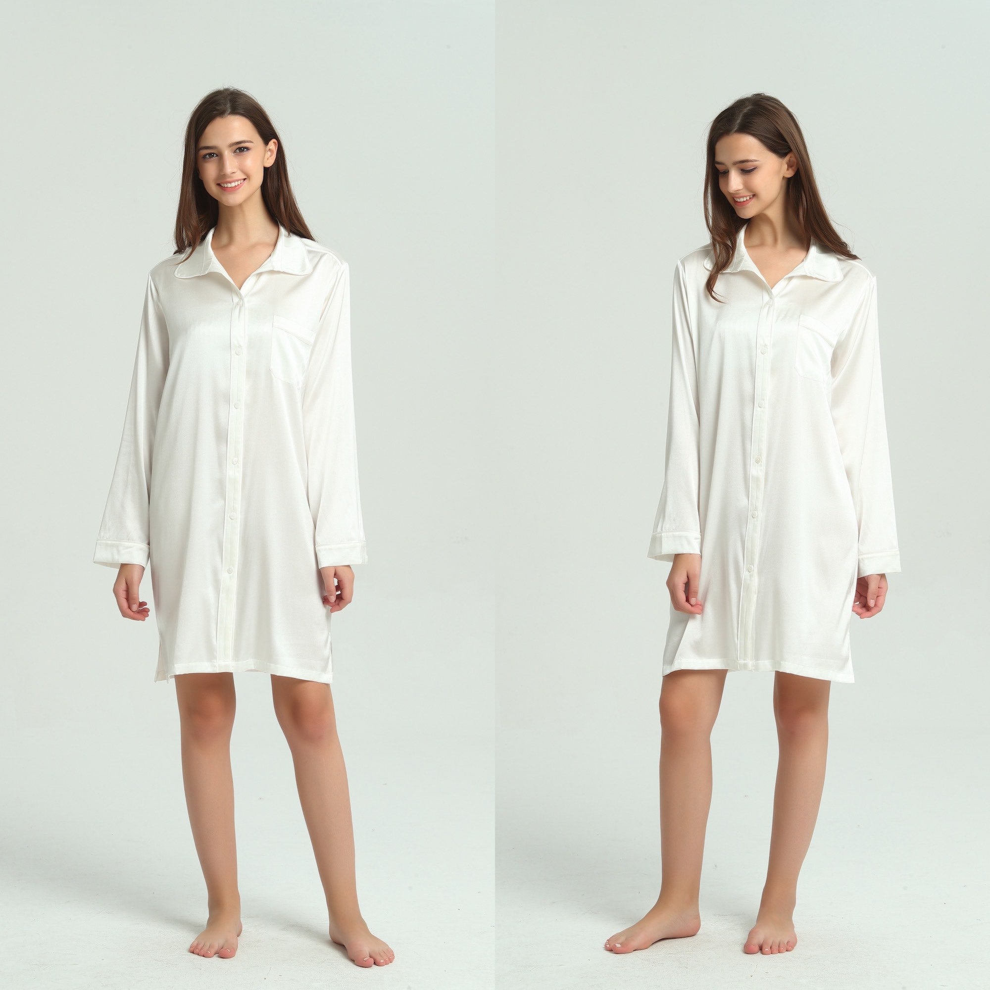 Ivory Silk Nightshirt